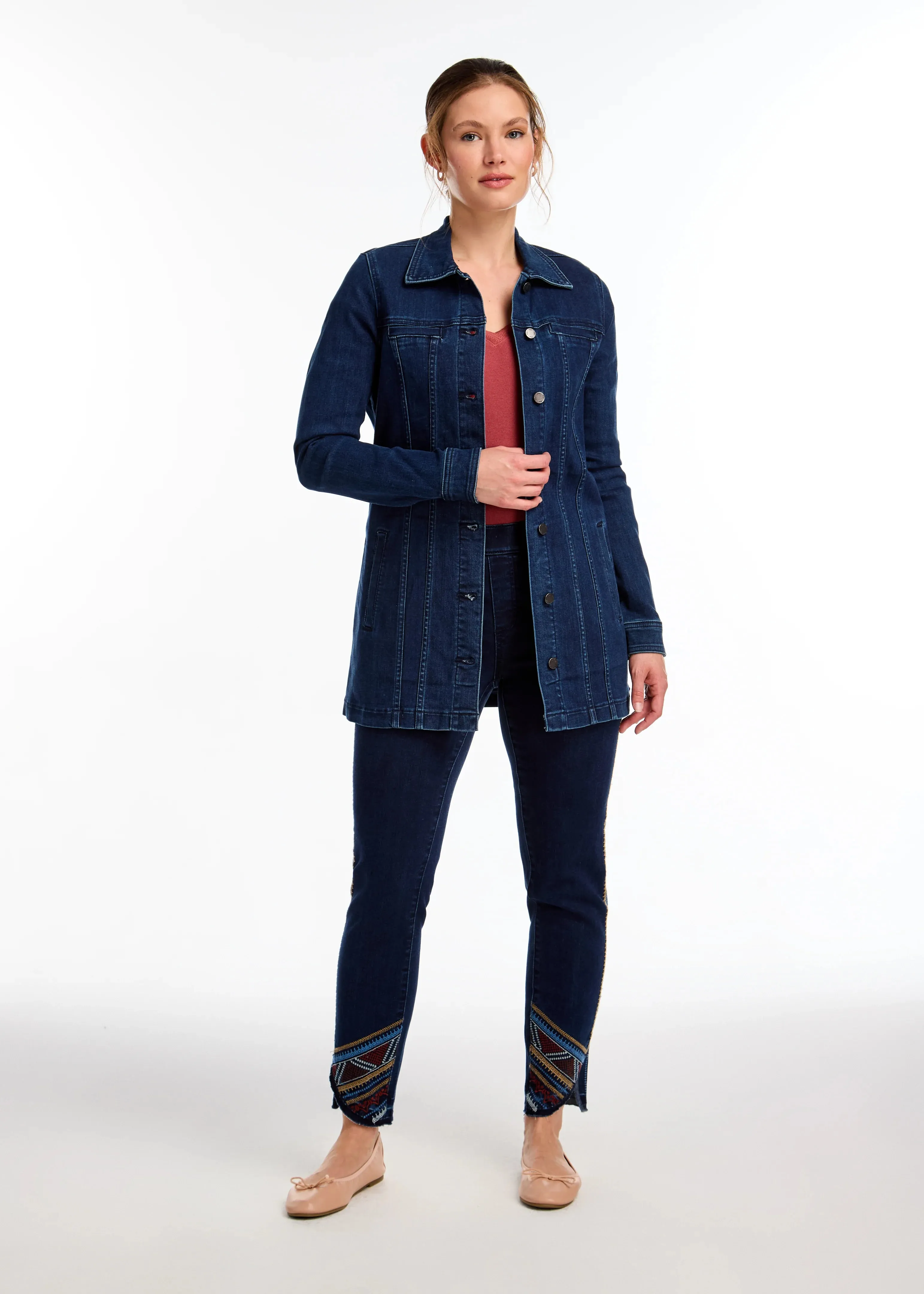 FDJ Long Denim Jacket SKU: 1825669--TWT-F24