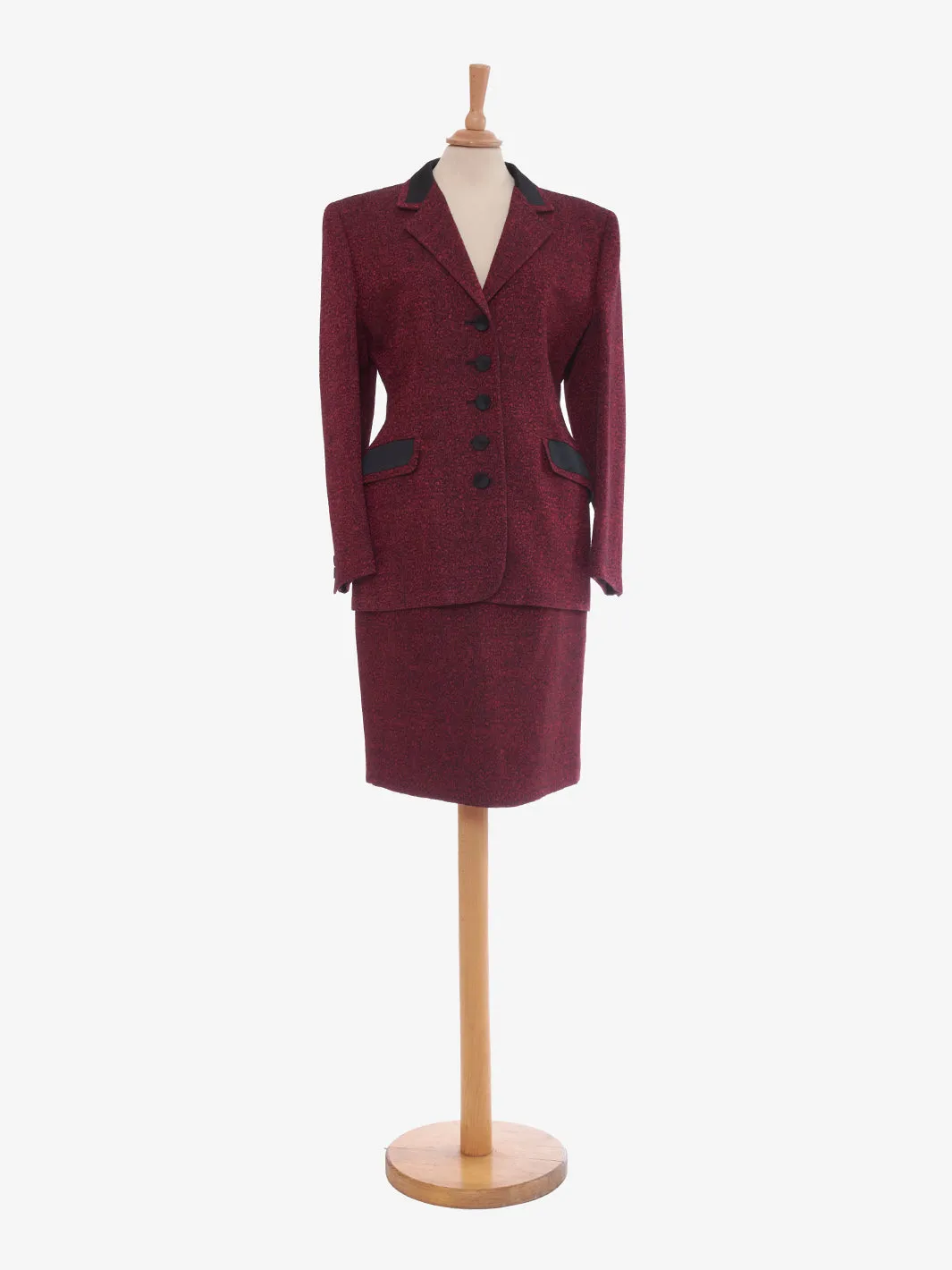 Fuchsia wool Suit