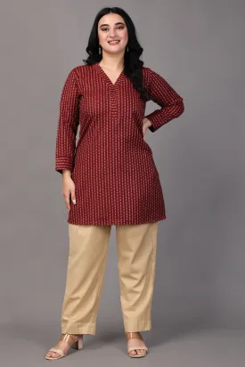 Furnace Flow Woollen Short Kurta