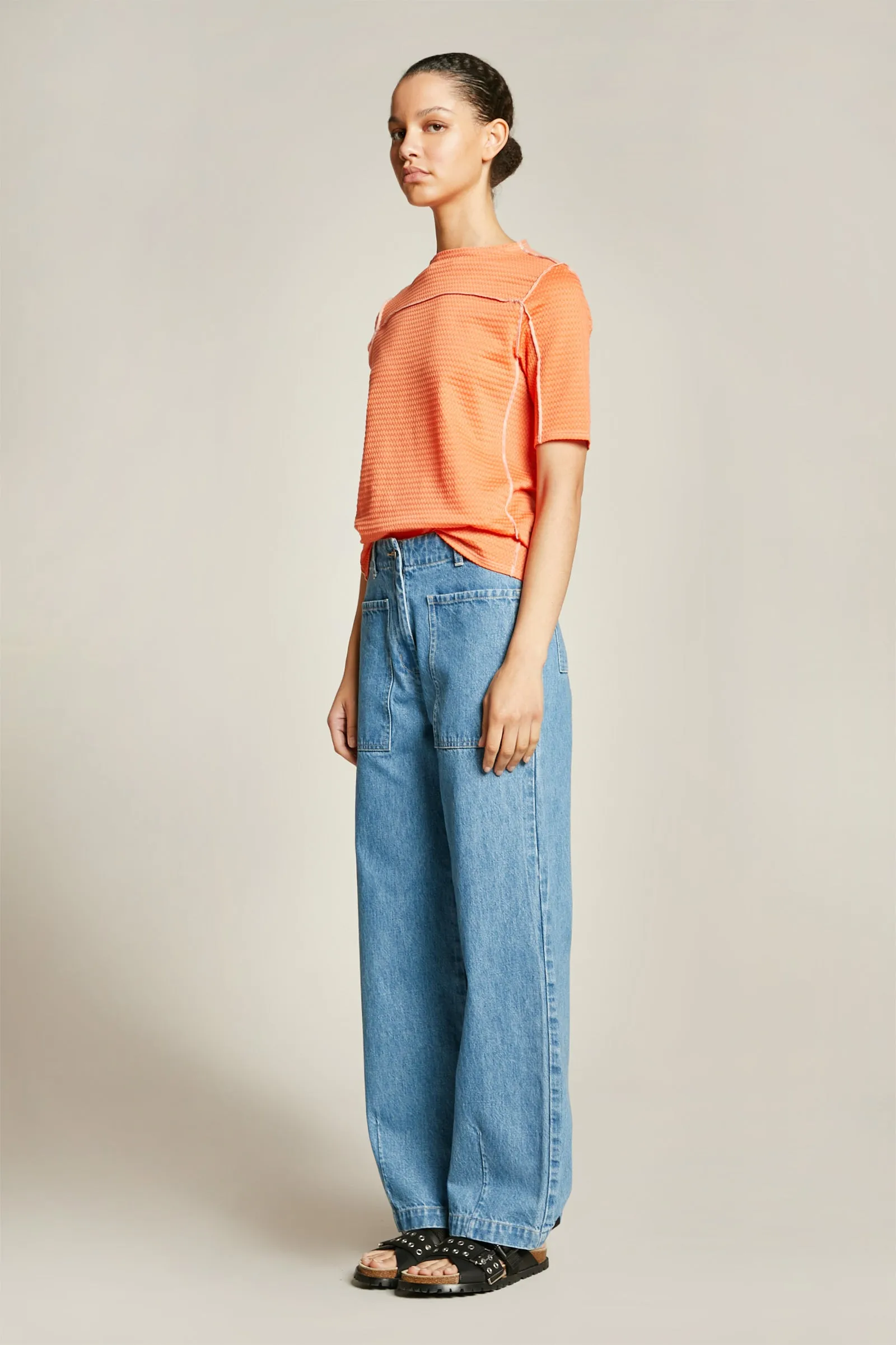 Gibralter S/S Top Tangerine