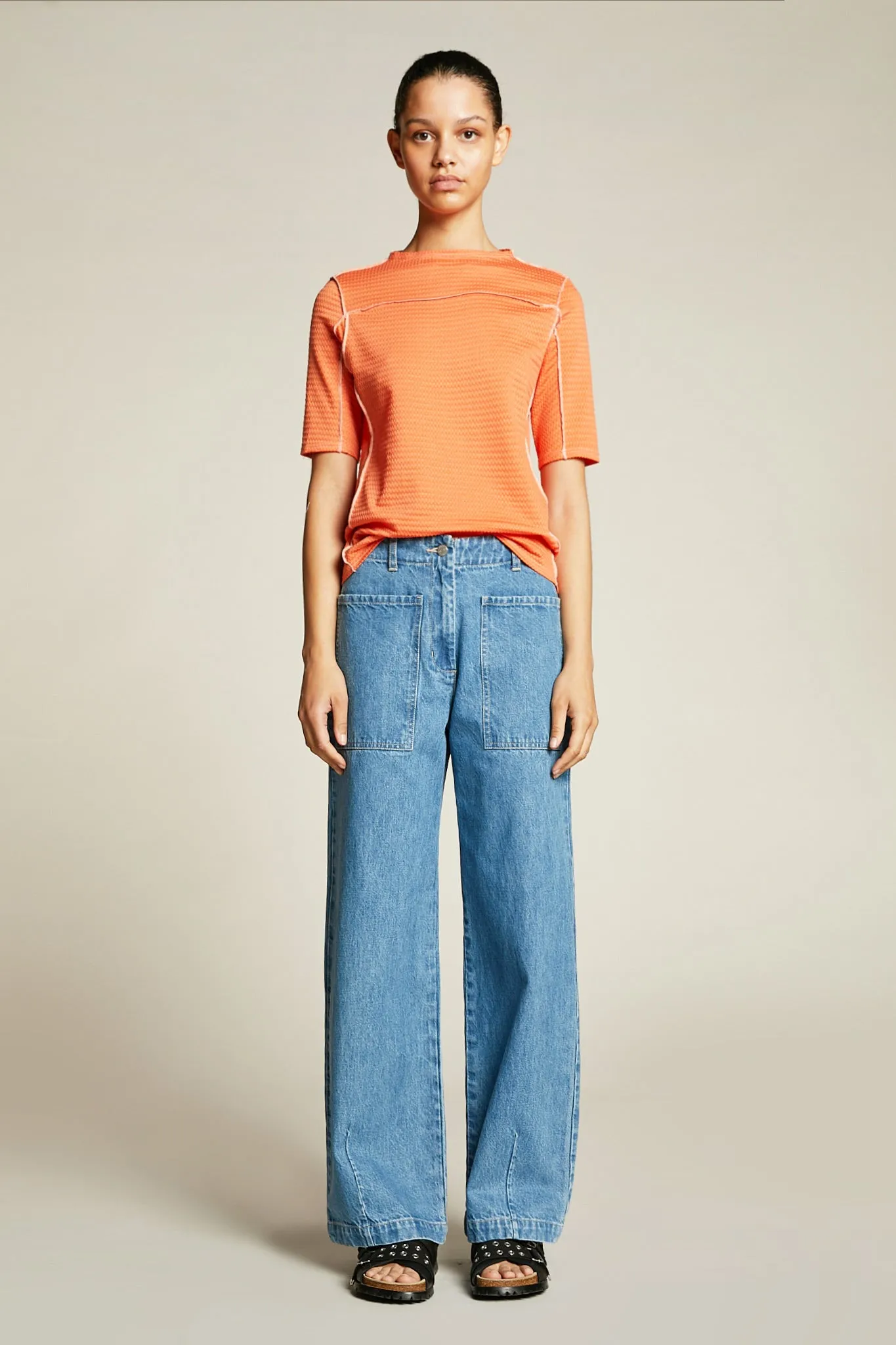 Gibralter S/S Top Tangerine