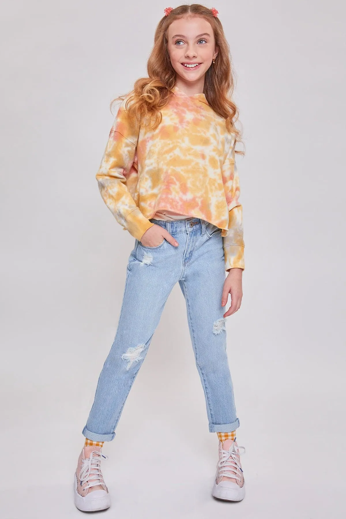 Girls Taylor Dream  Relaxed Fit Cuffed Jeans