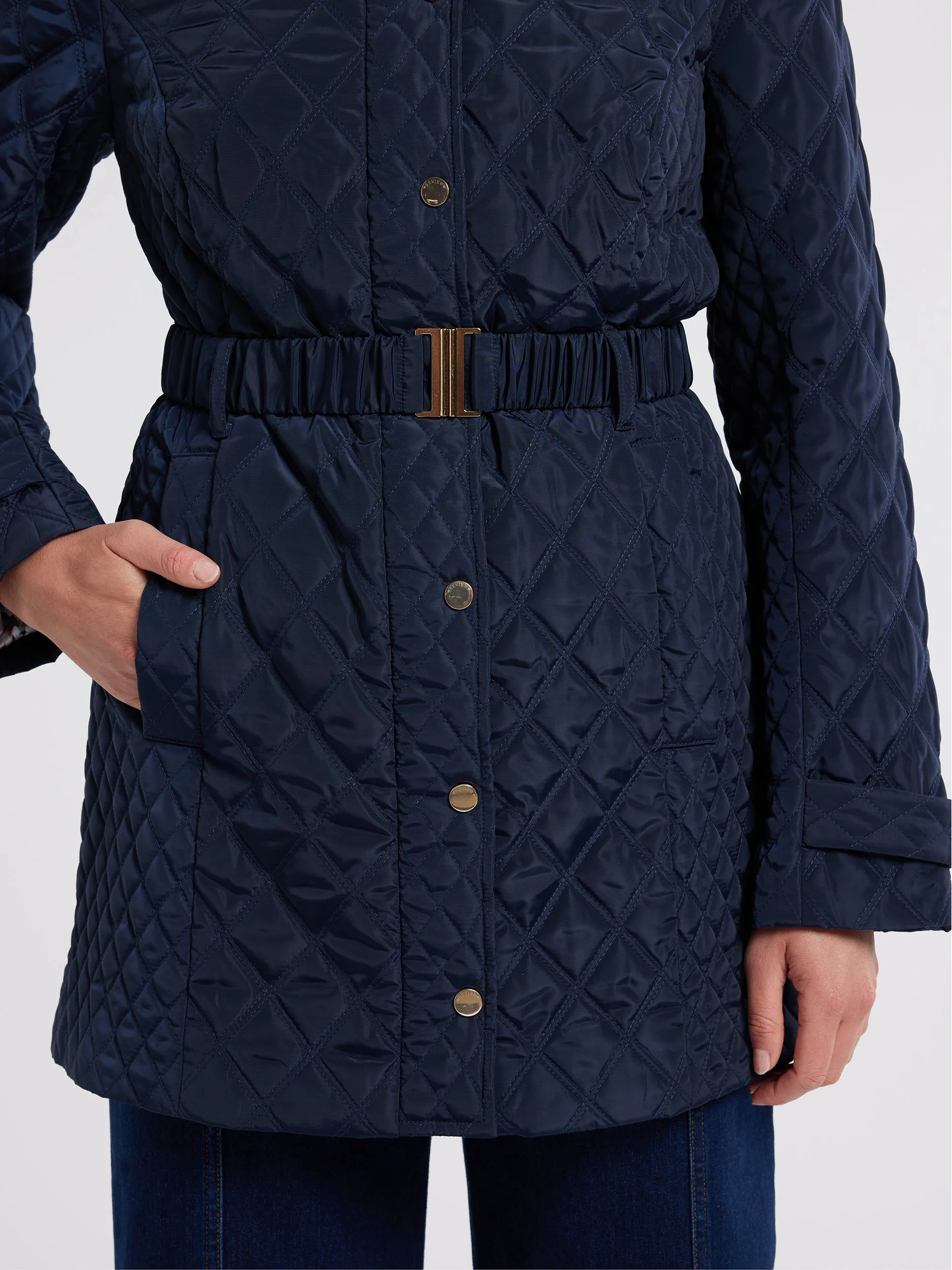 Glam Quilted Parka