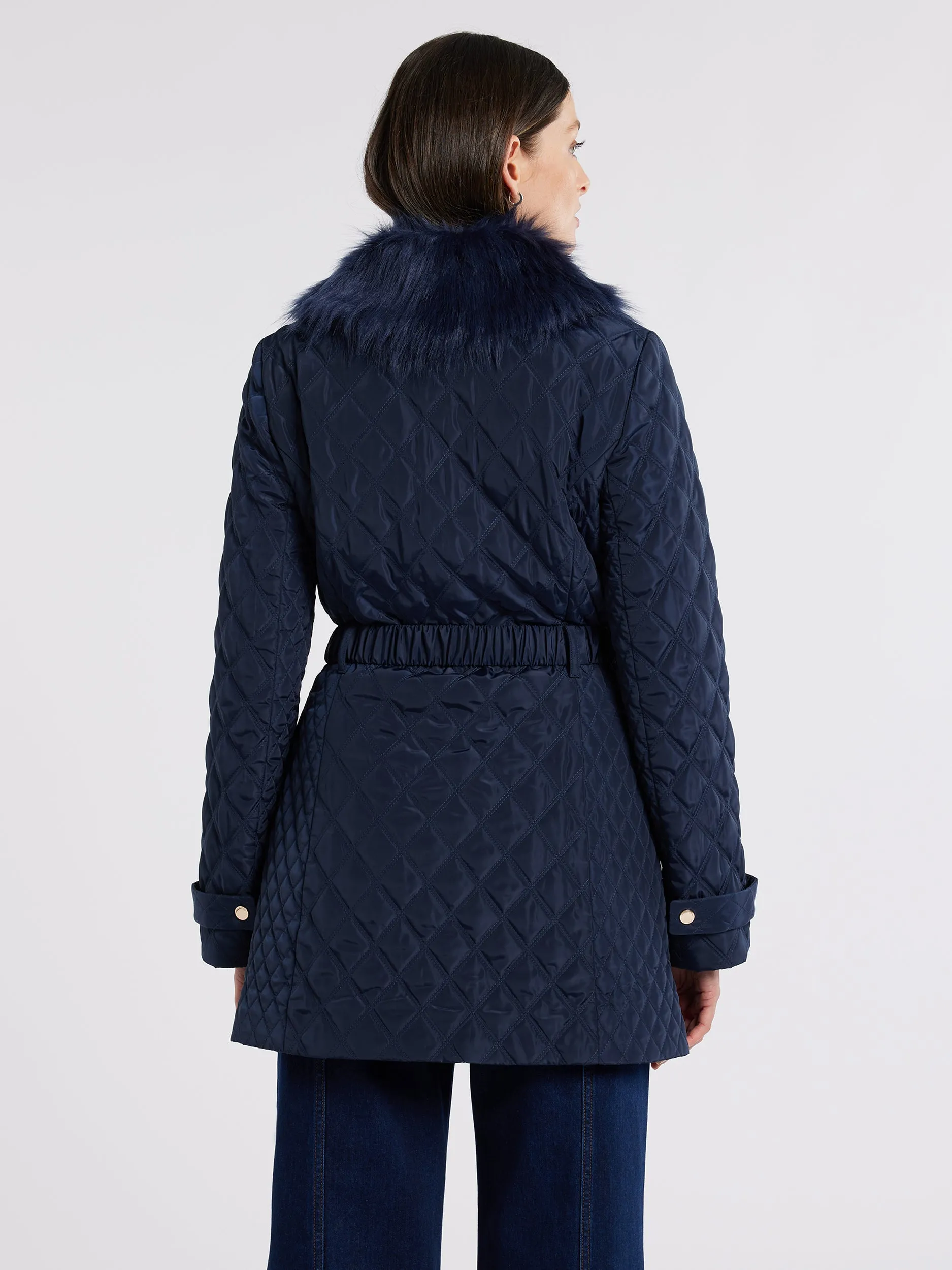 Glam Quilted Parka