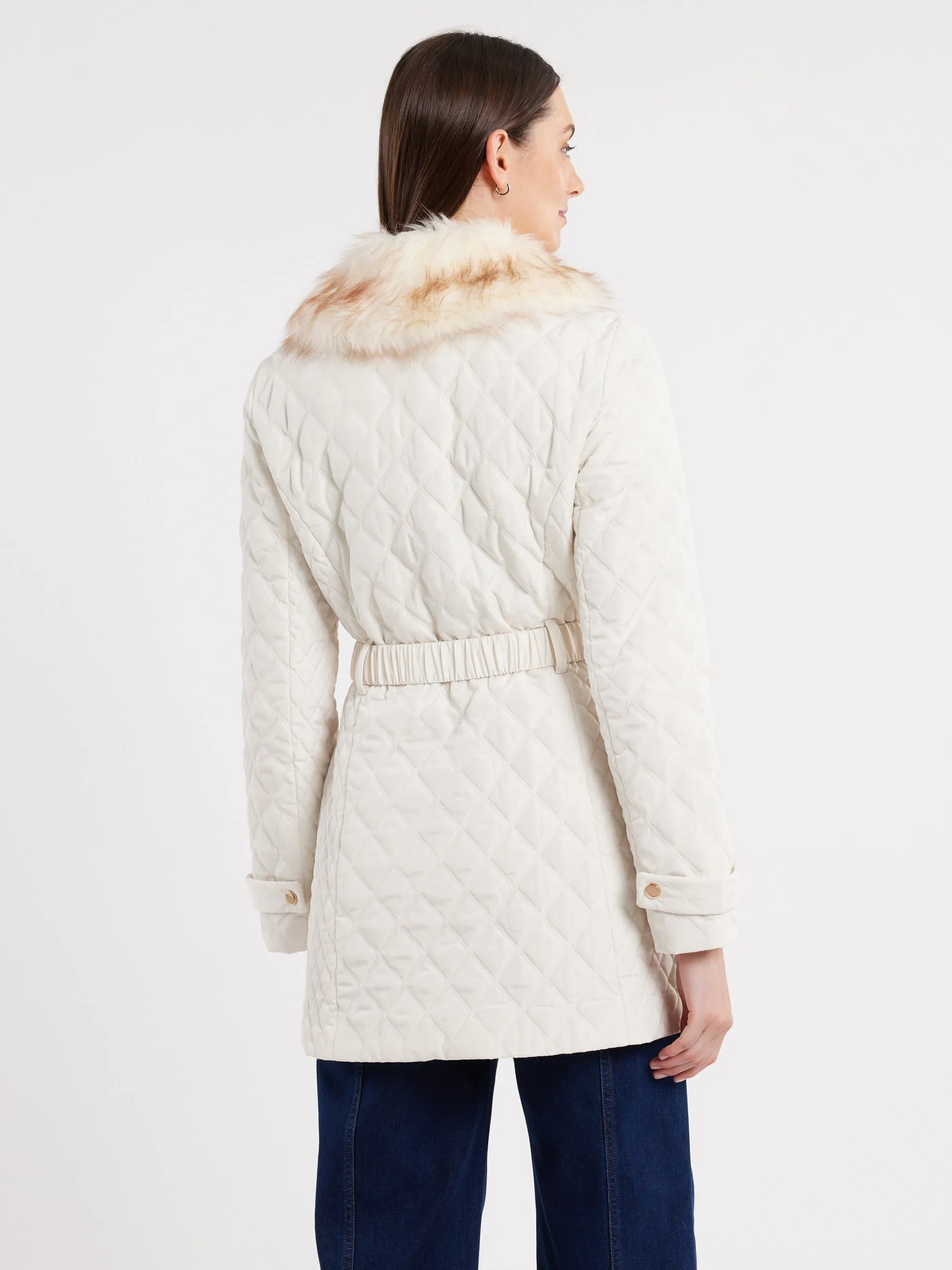 Glam Quilted Parka