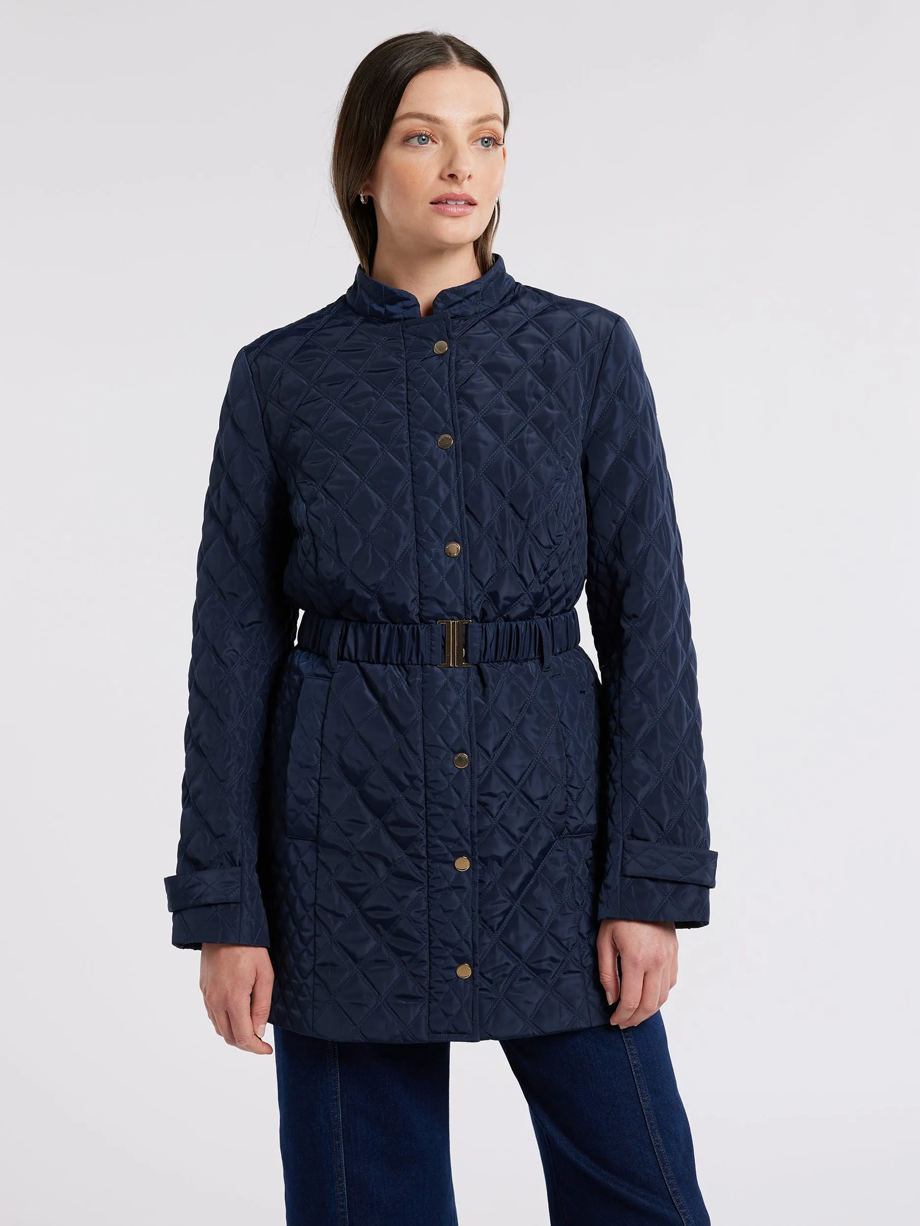 Glam Quilted Parka