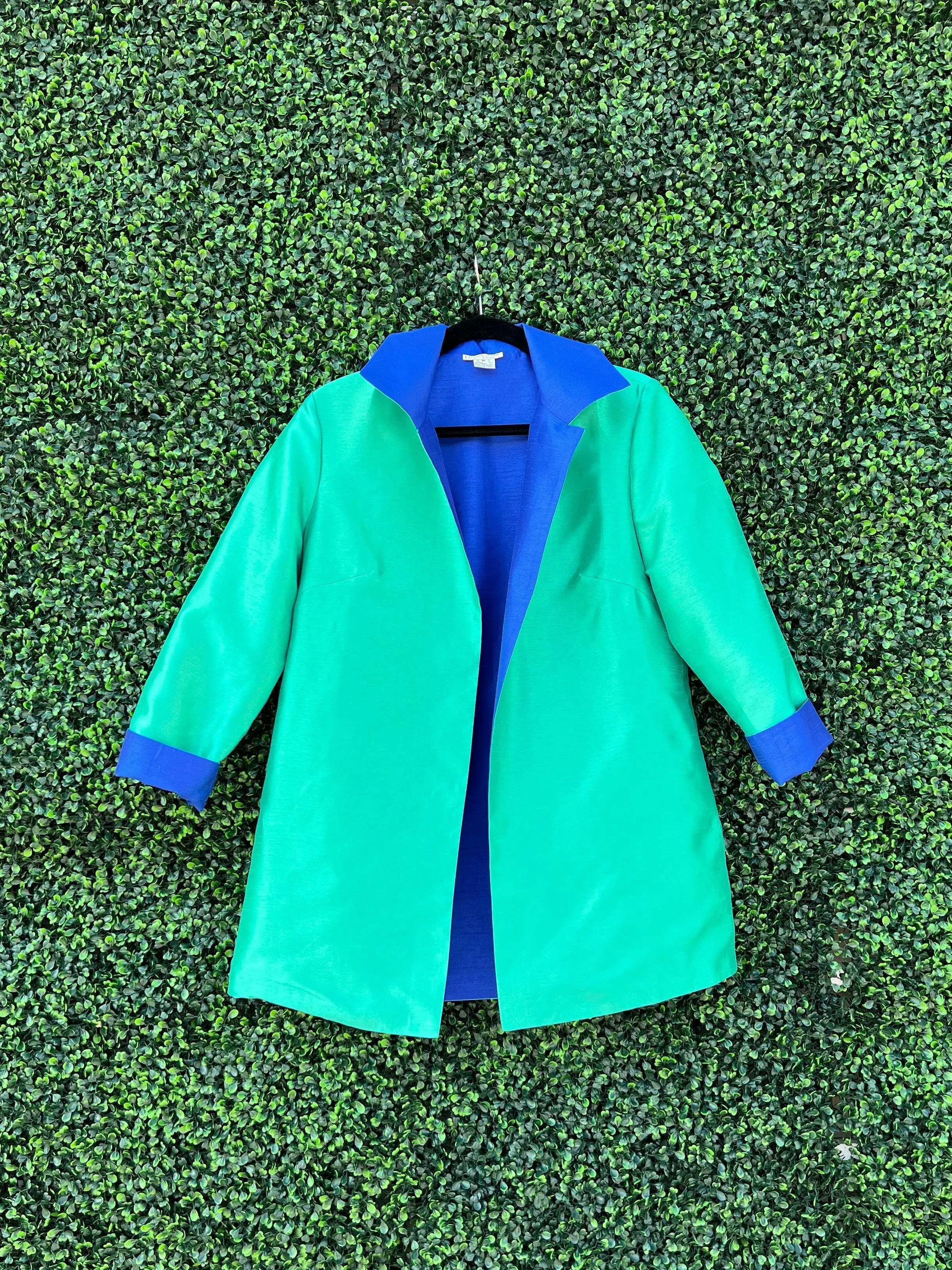 Green and Blue Reversible Jacket