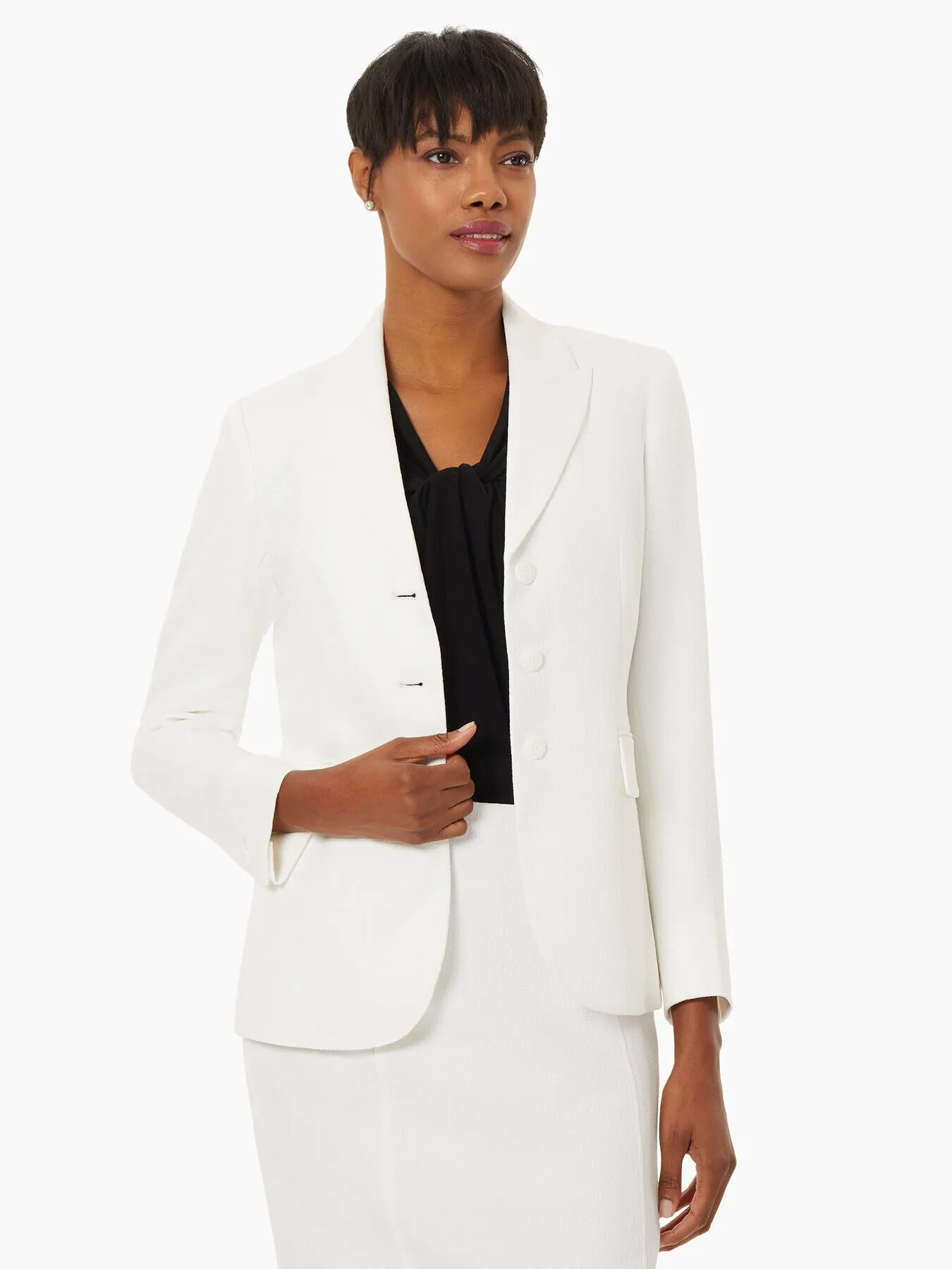 Hampton Three-Button Peak Lapel Jacket