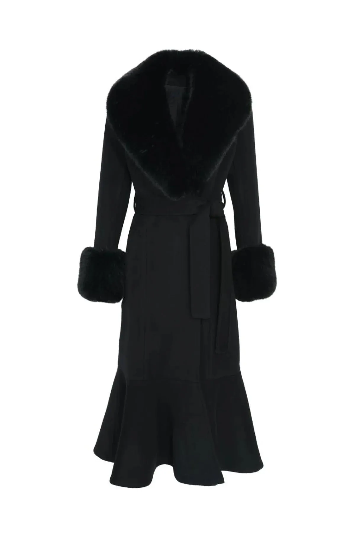 Hortons England Westminster Cashmere Peplum Coat