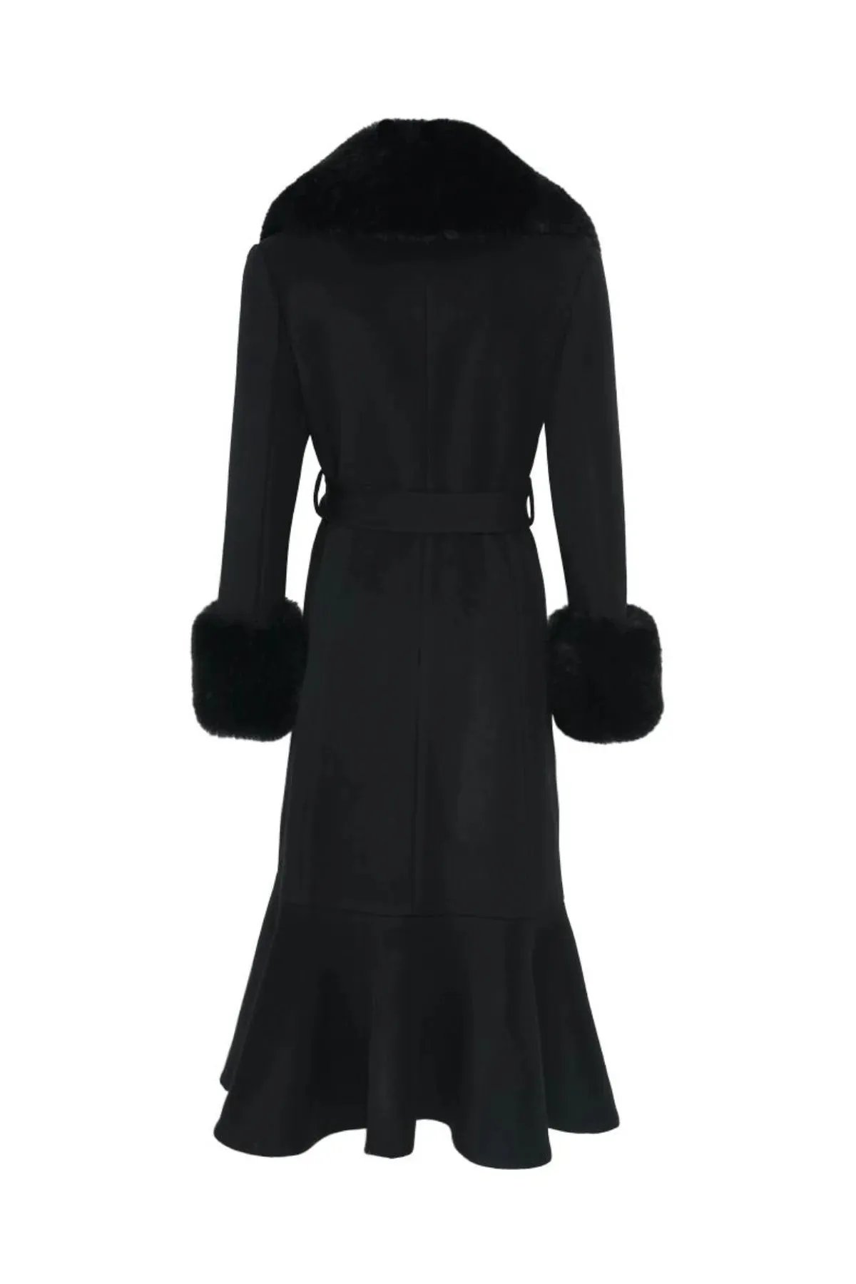 Hortons England Westminster Cashmere Peplum Coat