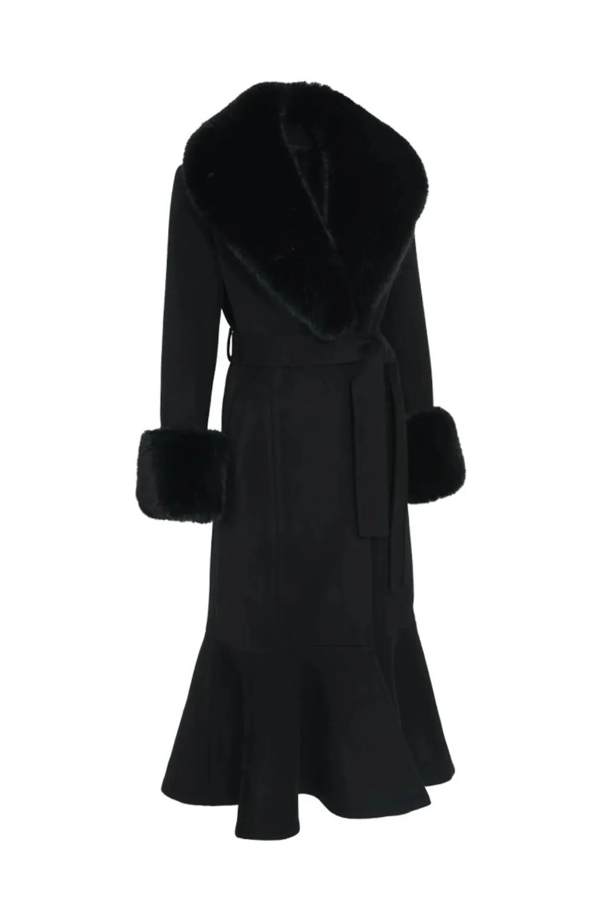 Hortons England Westminster Cashmere Peplum Coat