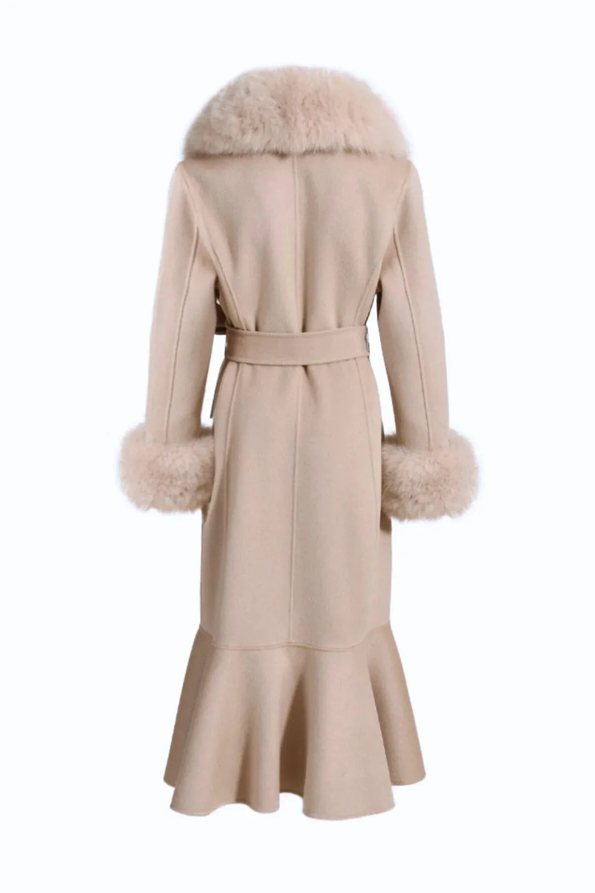 Hortons England Westminster Cashmere Peplum Coat