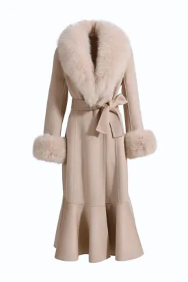 Hortons England Westminster Cashmere Peplum Coat