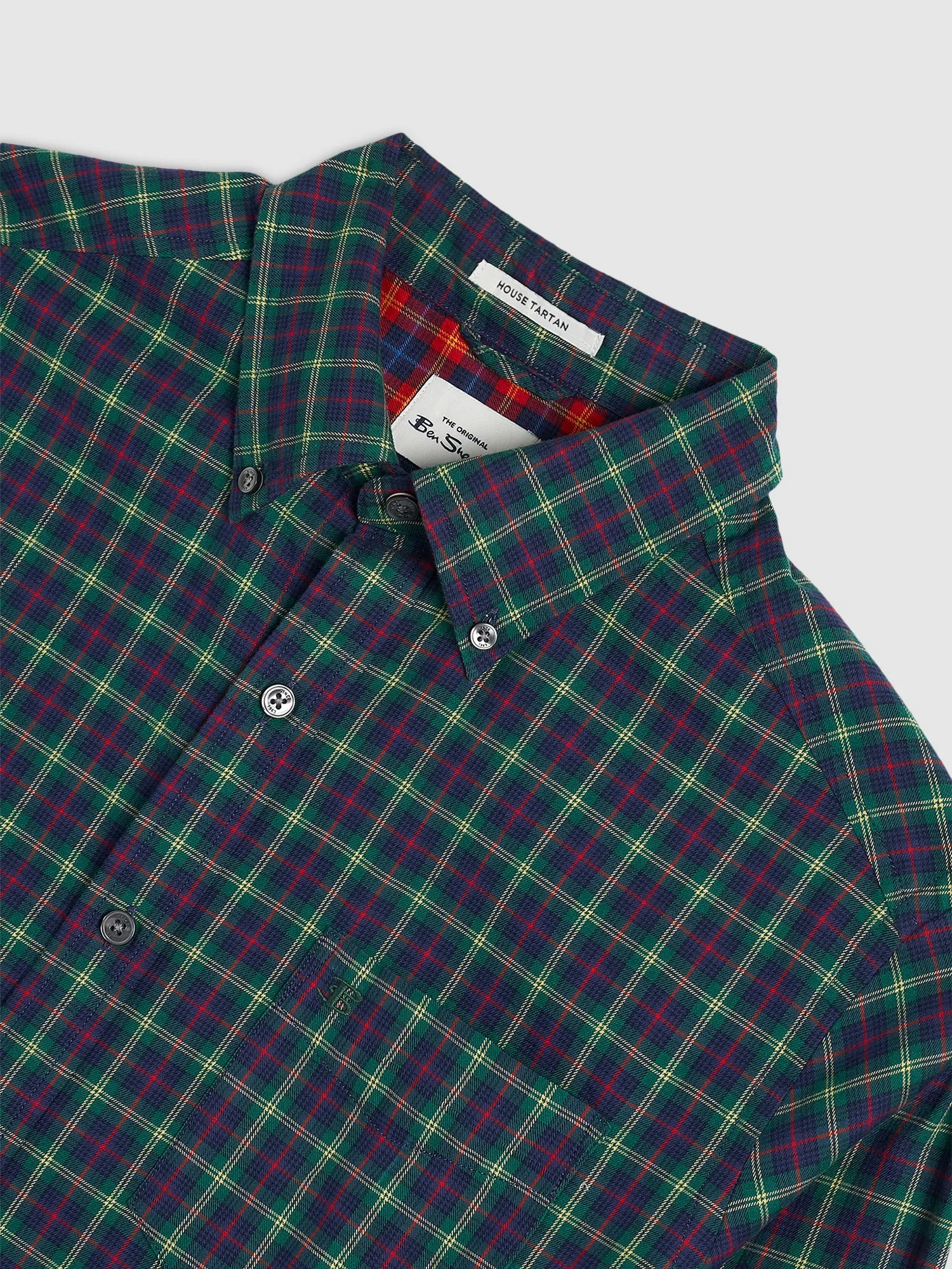 House Tartan Twill Shirt - Green