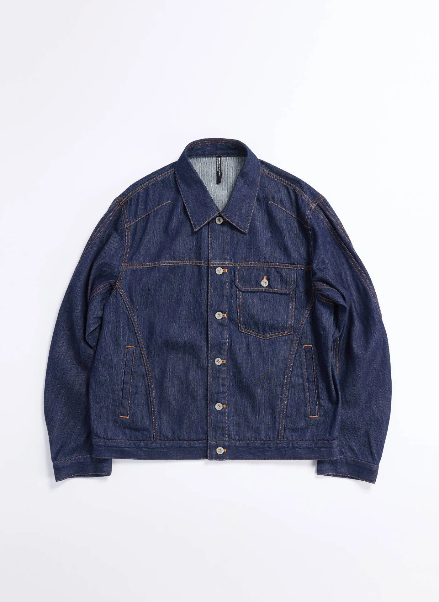 Indigo Cotton Linen Denim Jacket