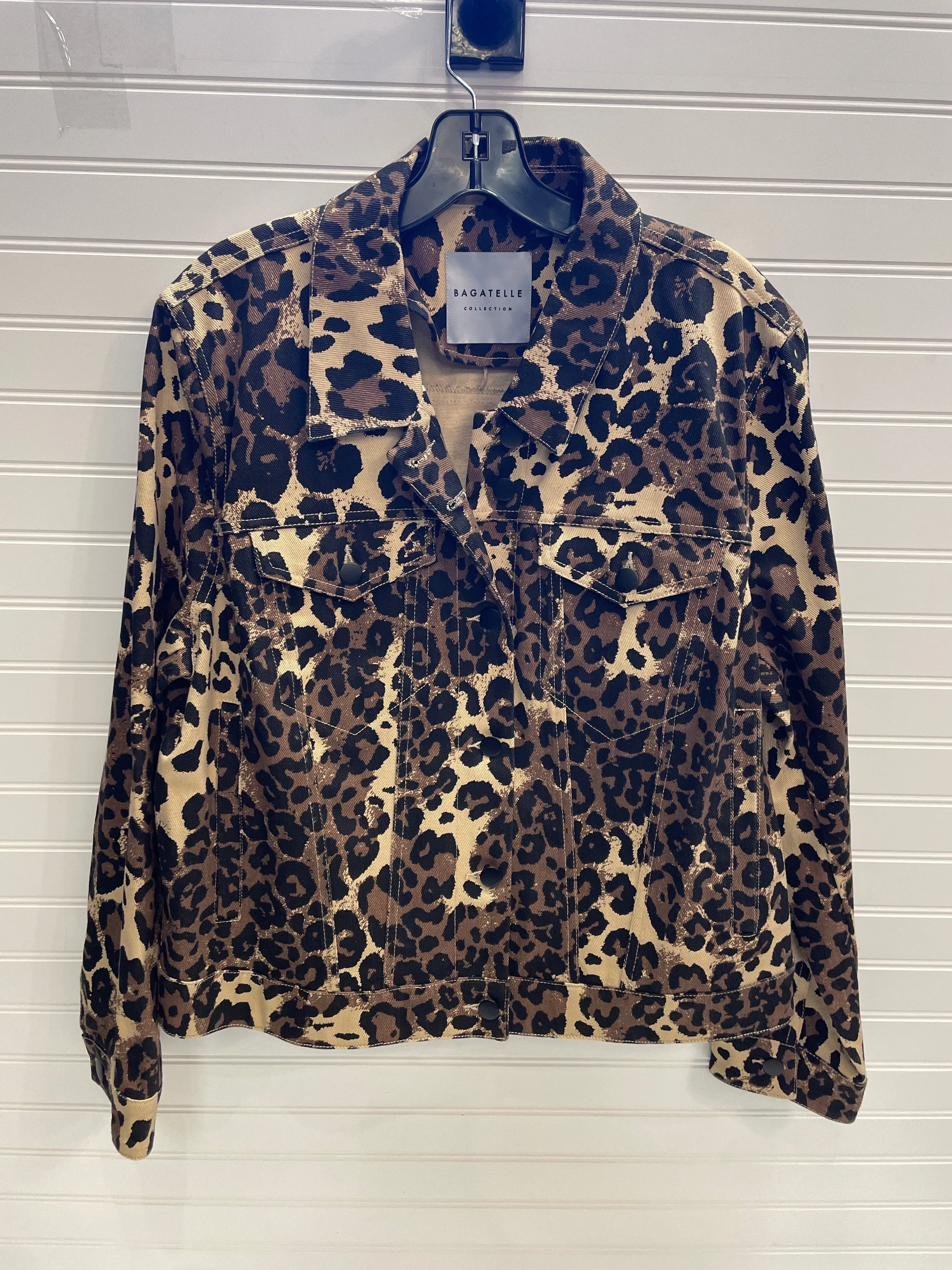 Jacket Denim By Bagatelle In Animal Print, Size: Xl