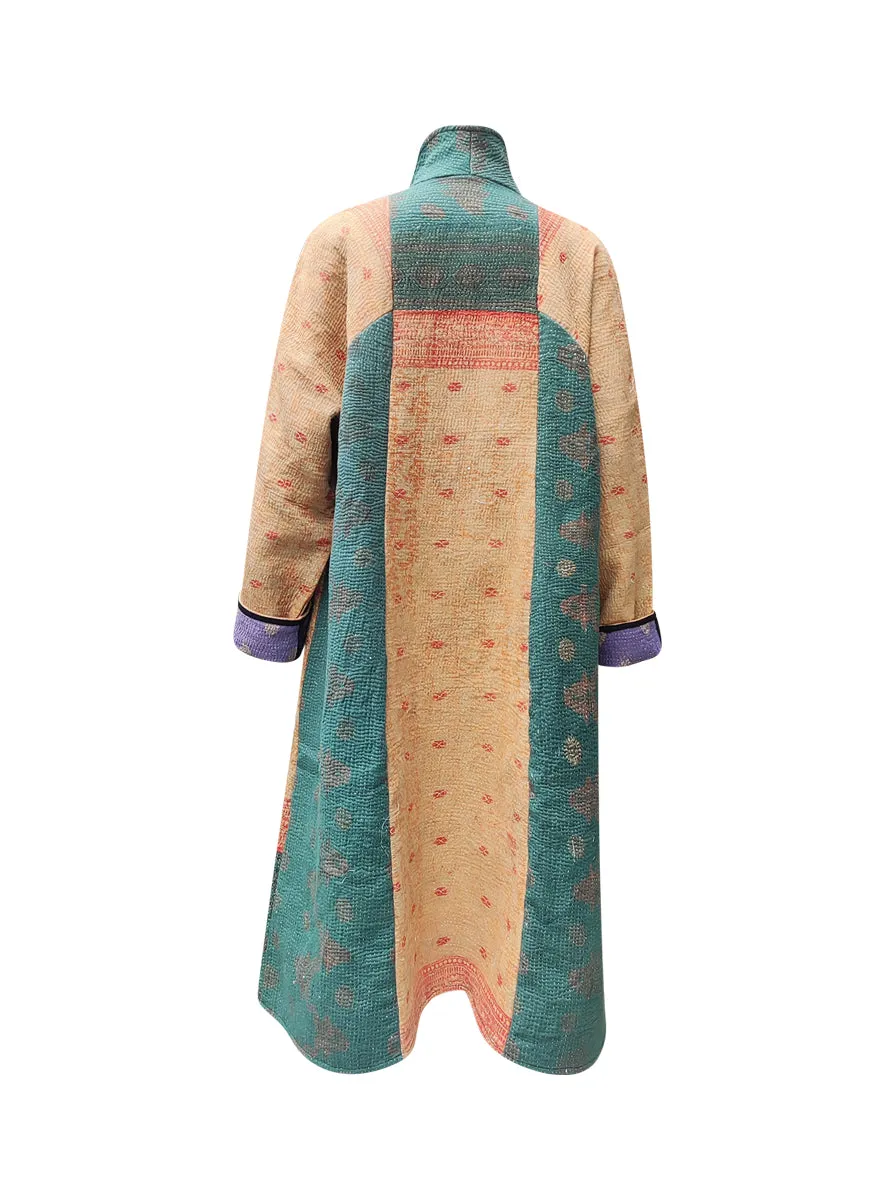 kantha vintage coat long kamalnath