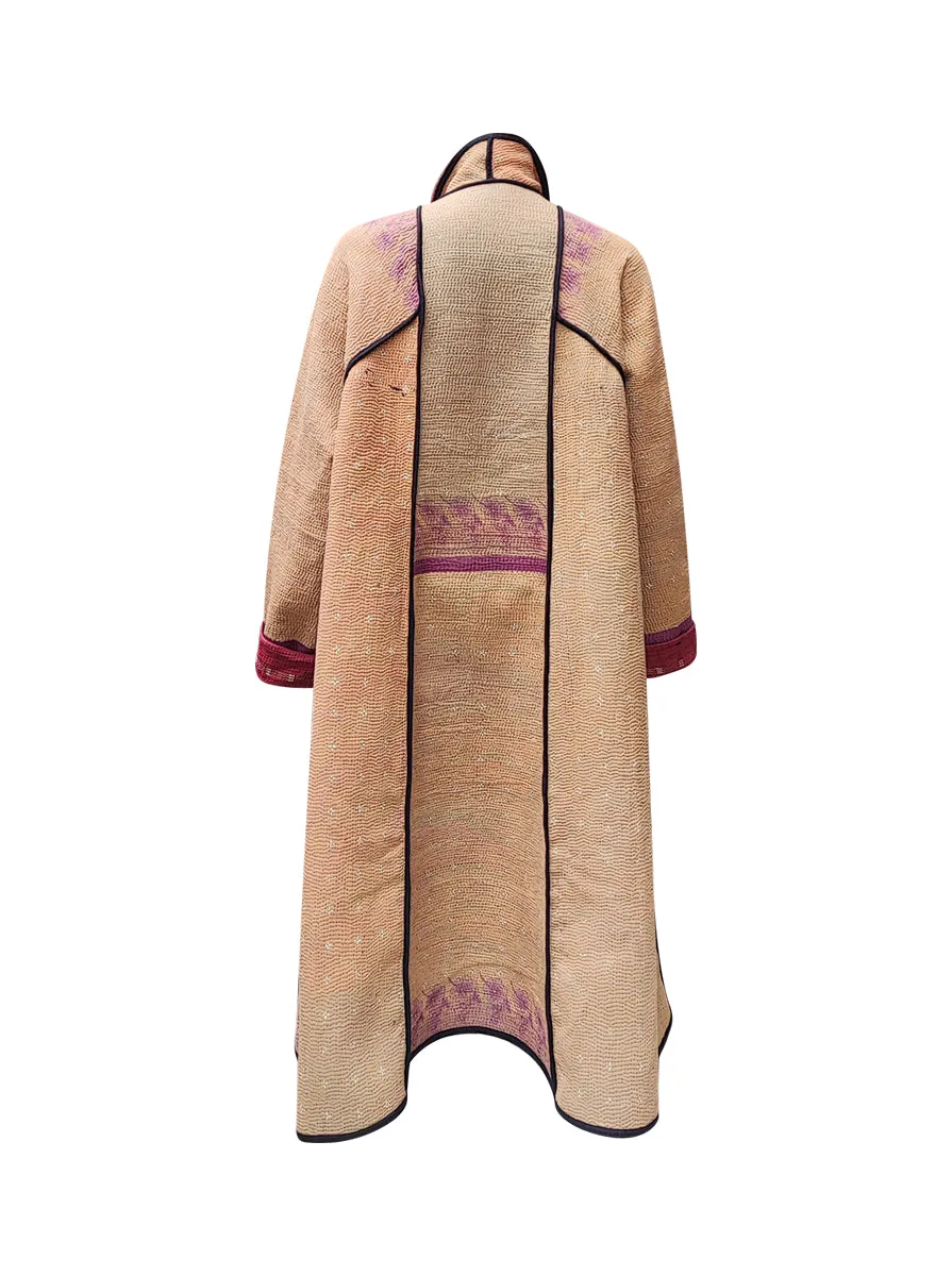 kantha vintage coat long madhava