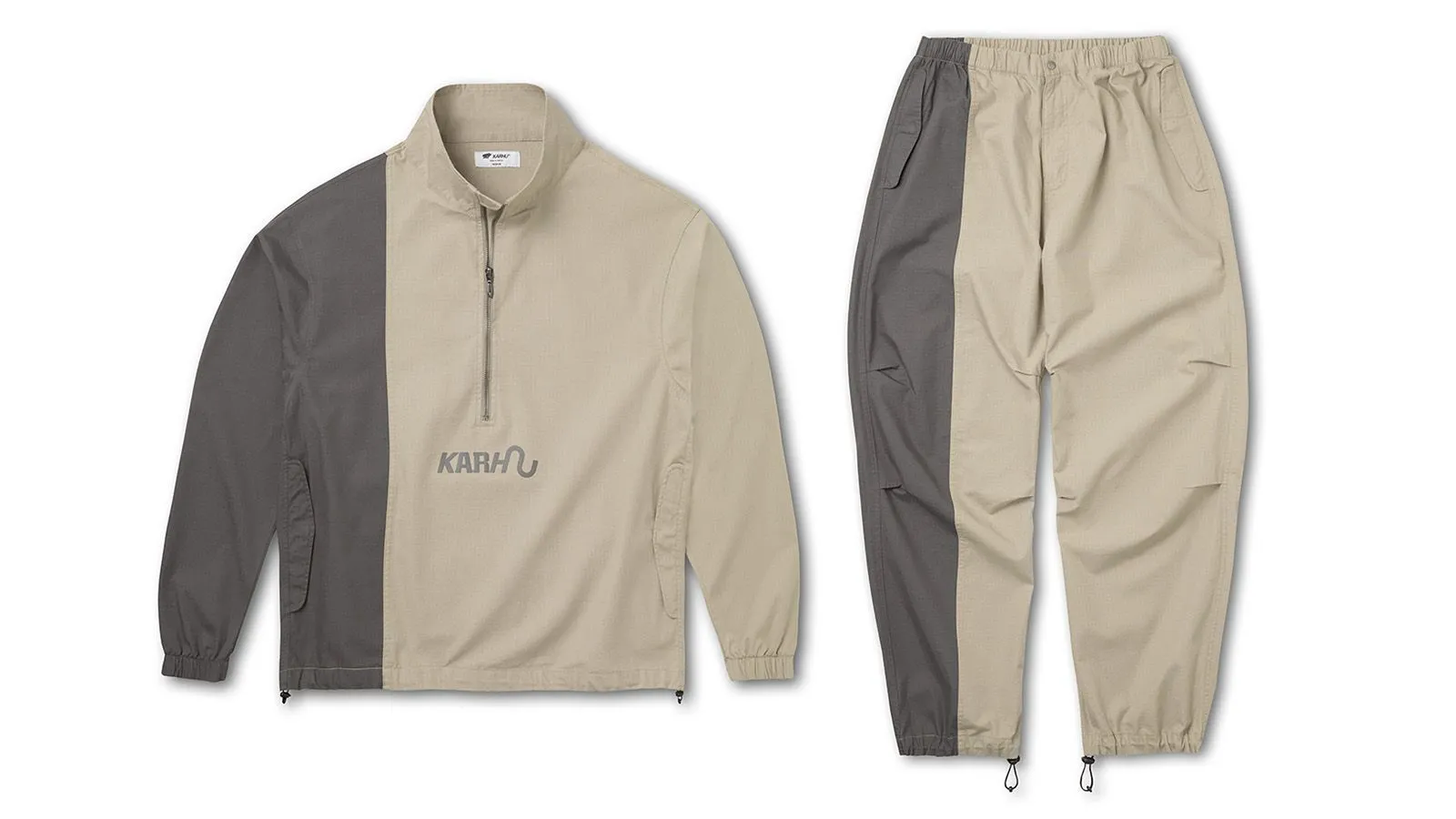 KARHU X FOOTPATROL TRACKSUIT "SNOWSTAR" -  ALUMINIUM / DARK GULL GRAY