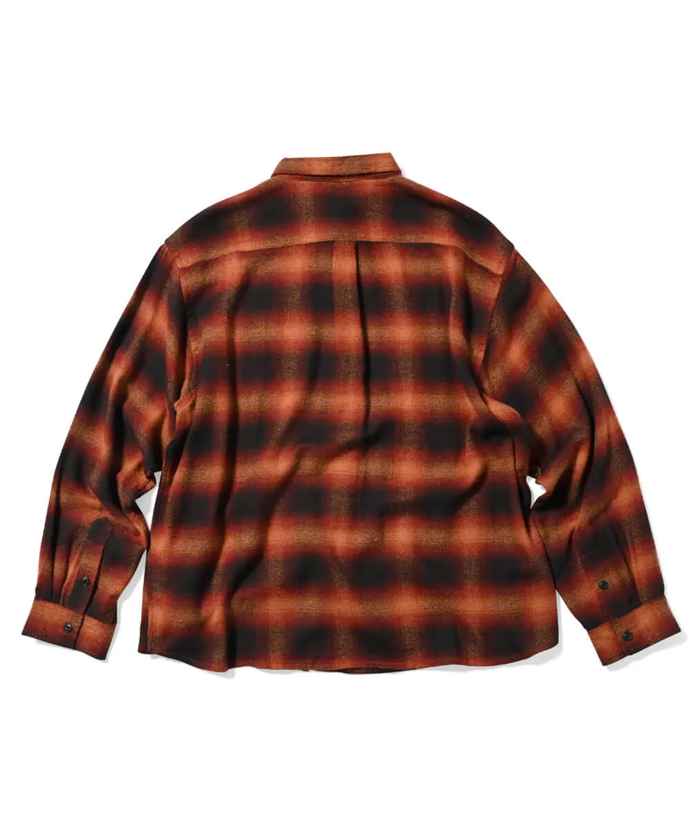 Lafayette Classic Ombre Plaid L/S Shirt Red