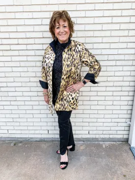 Leopard Metallic Jacket