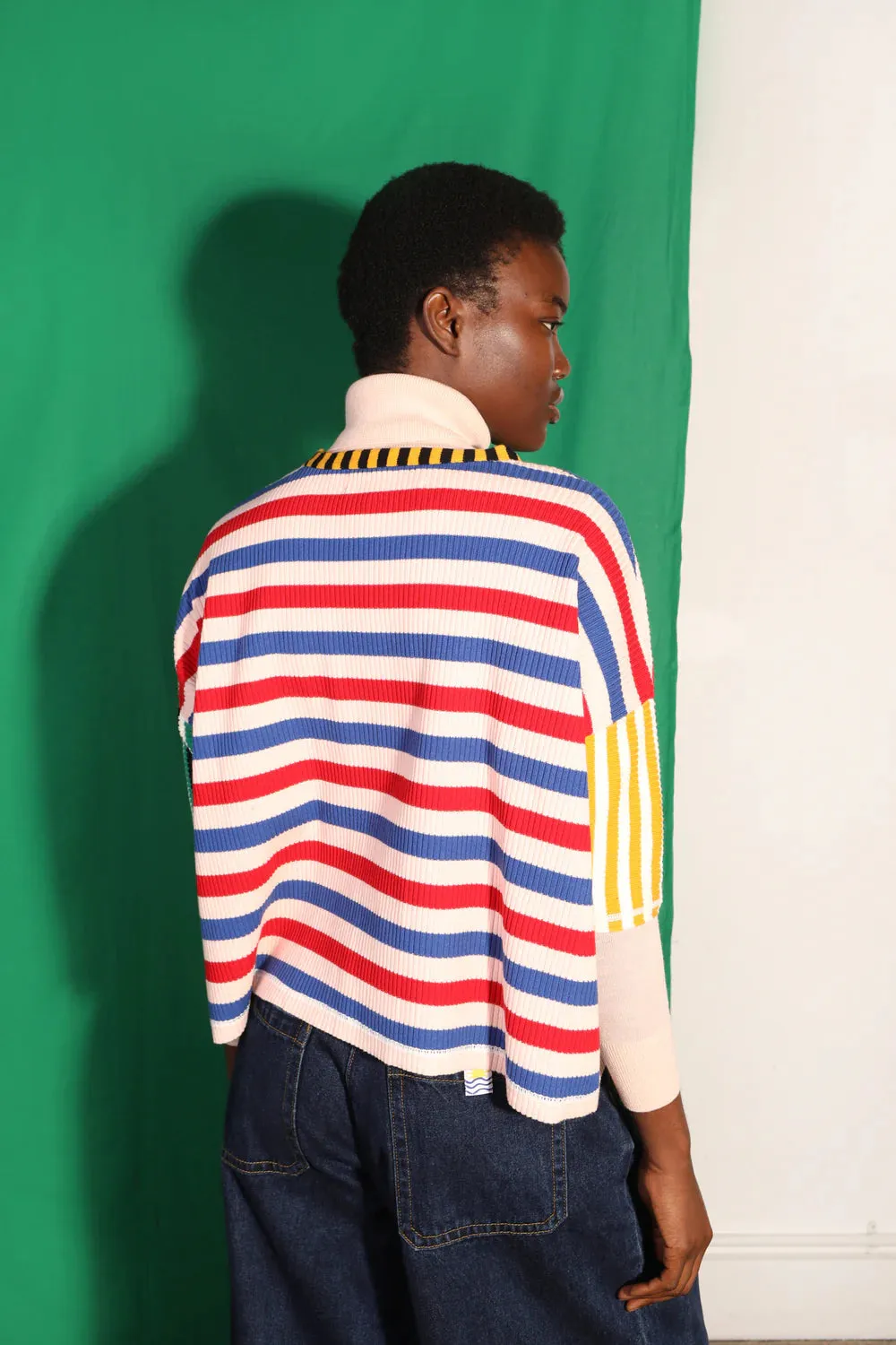 L.F. Markey Winston Multi Strip Knit Tee