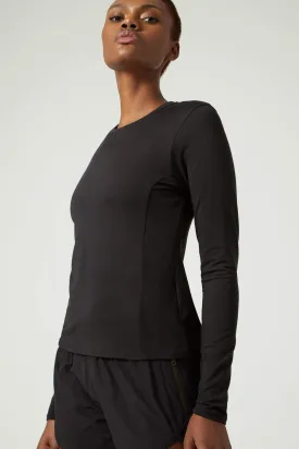 Lisa Fitted Long Sleeve Black