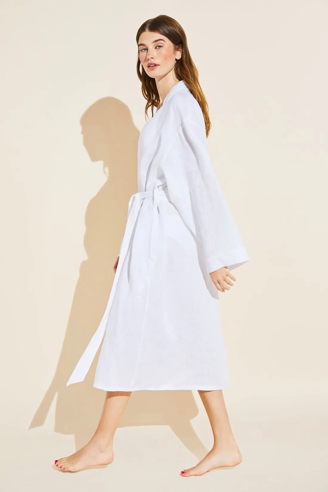 Long Linen Robe