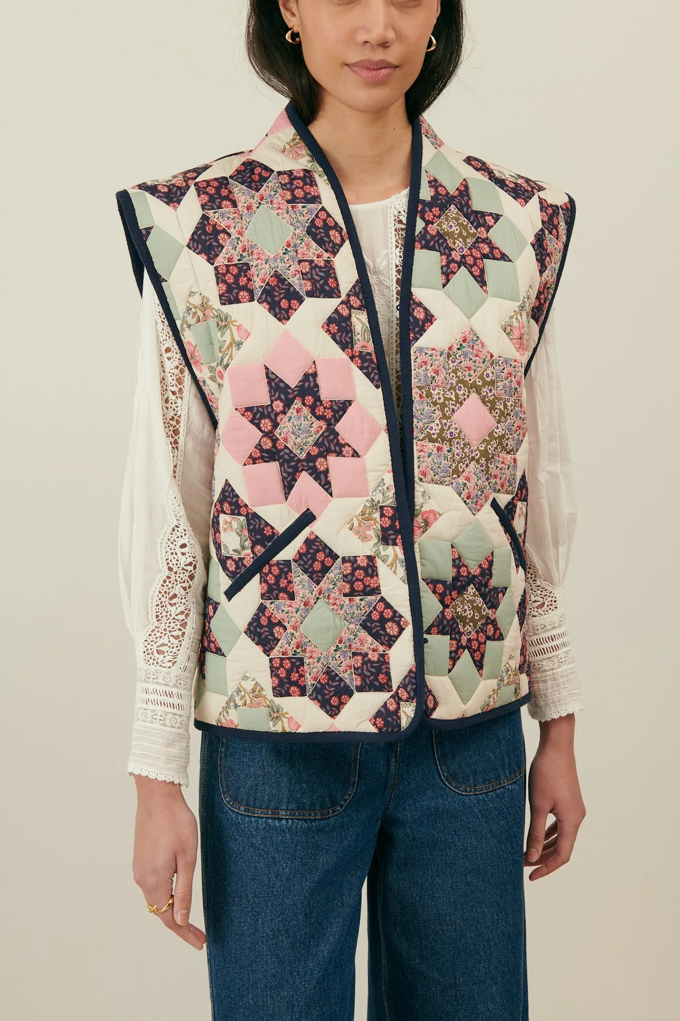 Louise Misha Neliana Star Patchwork Jacket