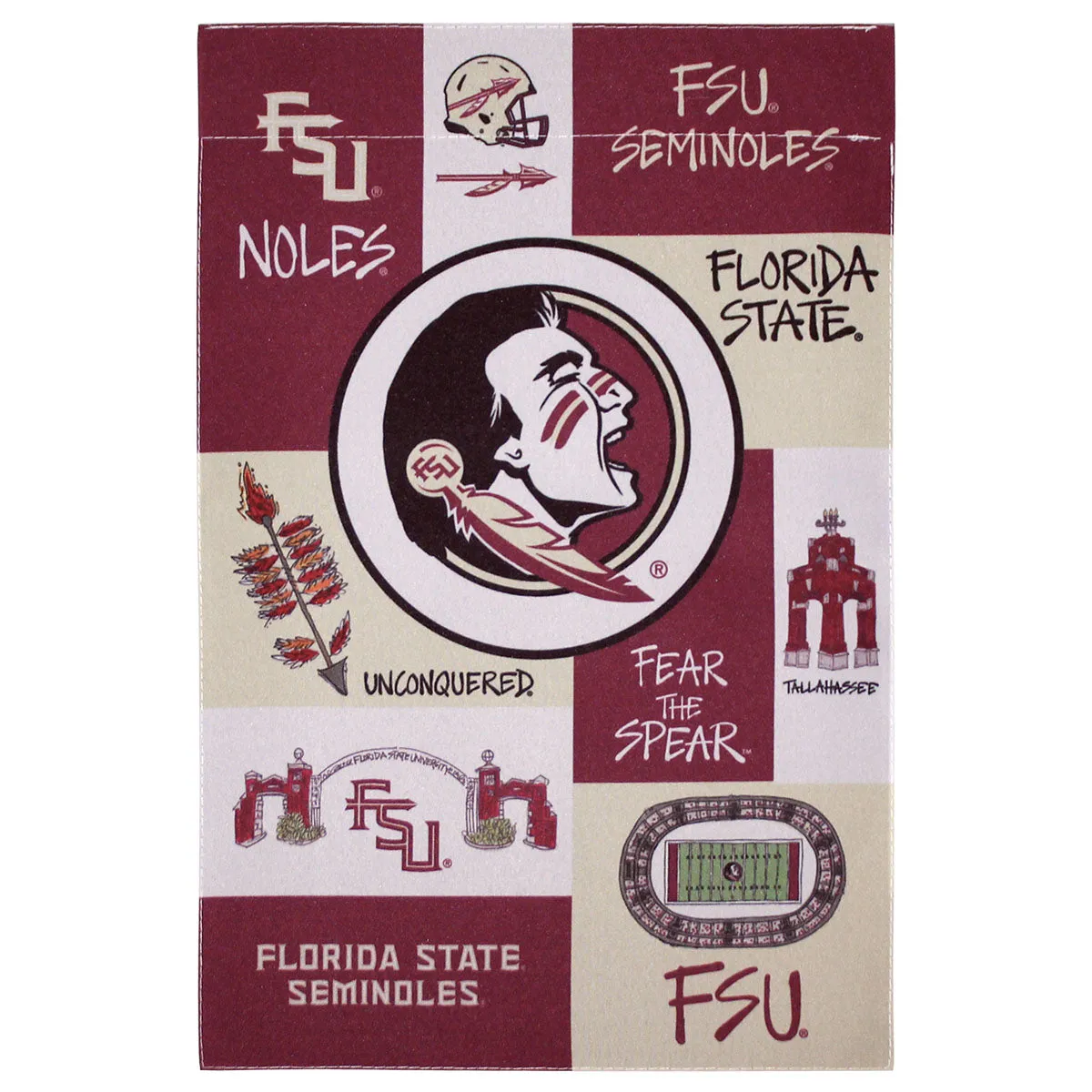 Magnolia Lane Seminole Logo/Multi Logo Design Garden Flag