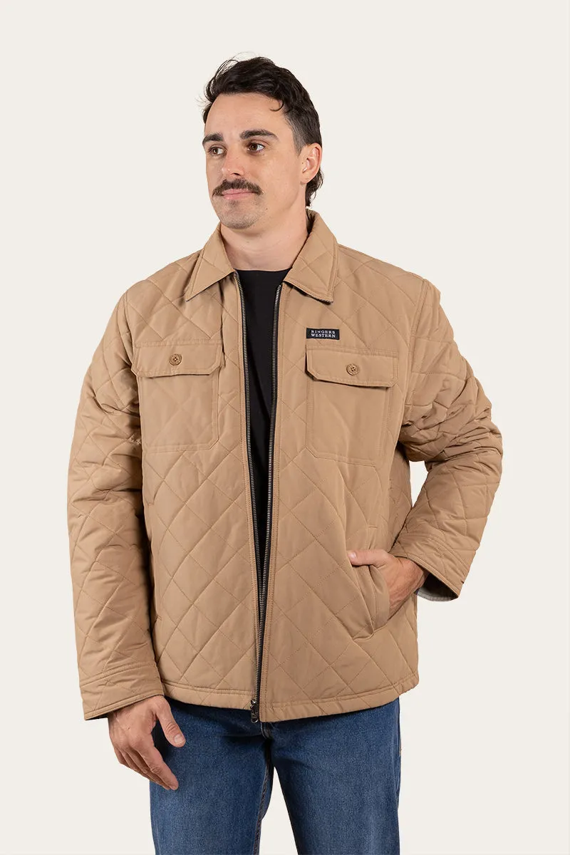 Marshall Mens Reversible Jacket - Tan