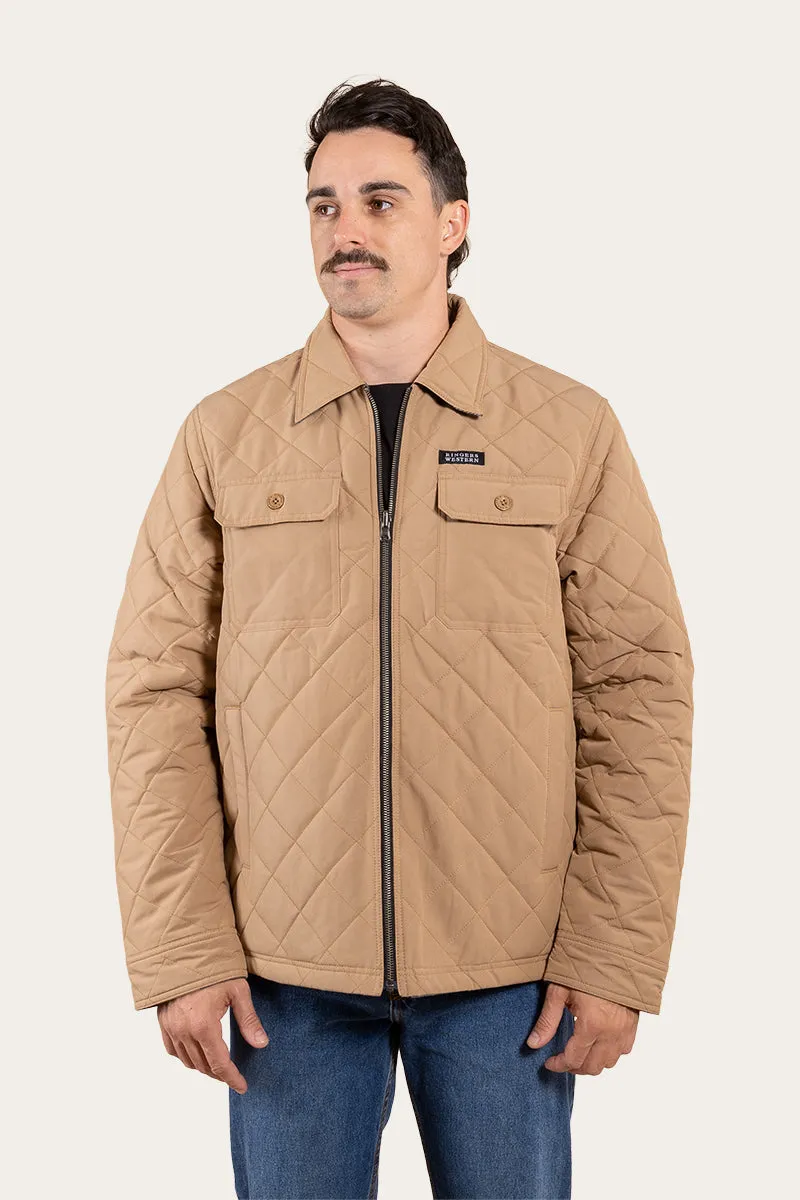 Marshall Mens Reversible Jacket - Tan