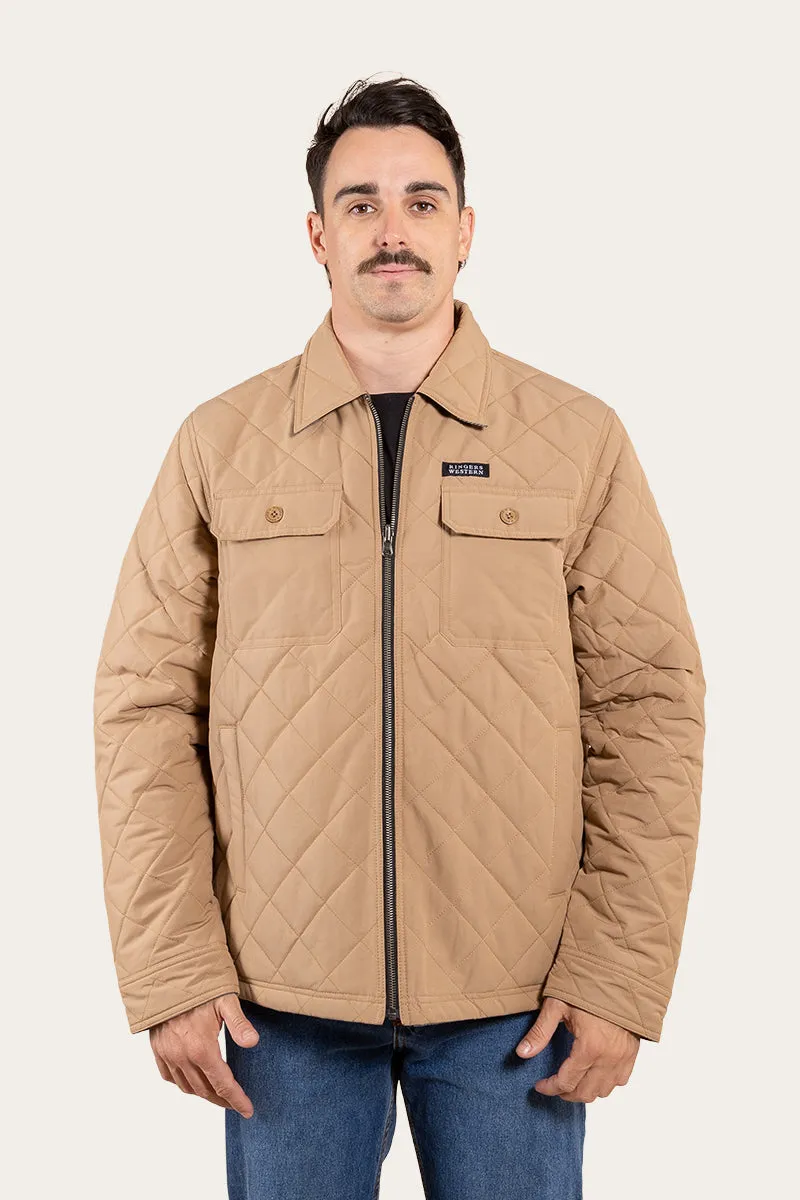 Marshall Mens Reversible Jacket - Tan