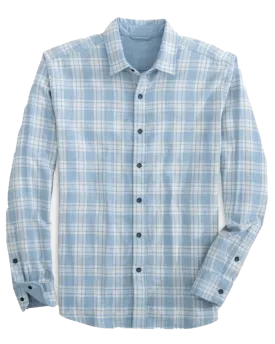 Melbourne Rev. Plaid Shirt Mntn Spring Blue