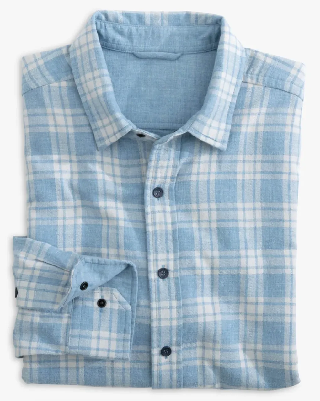 Melbourne Rev. Plaid Shirt Mntn Spring Blue