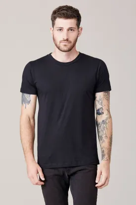 Men's Short Sleeve Crew - Black