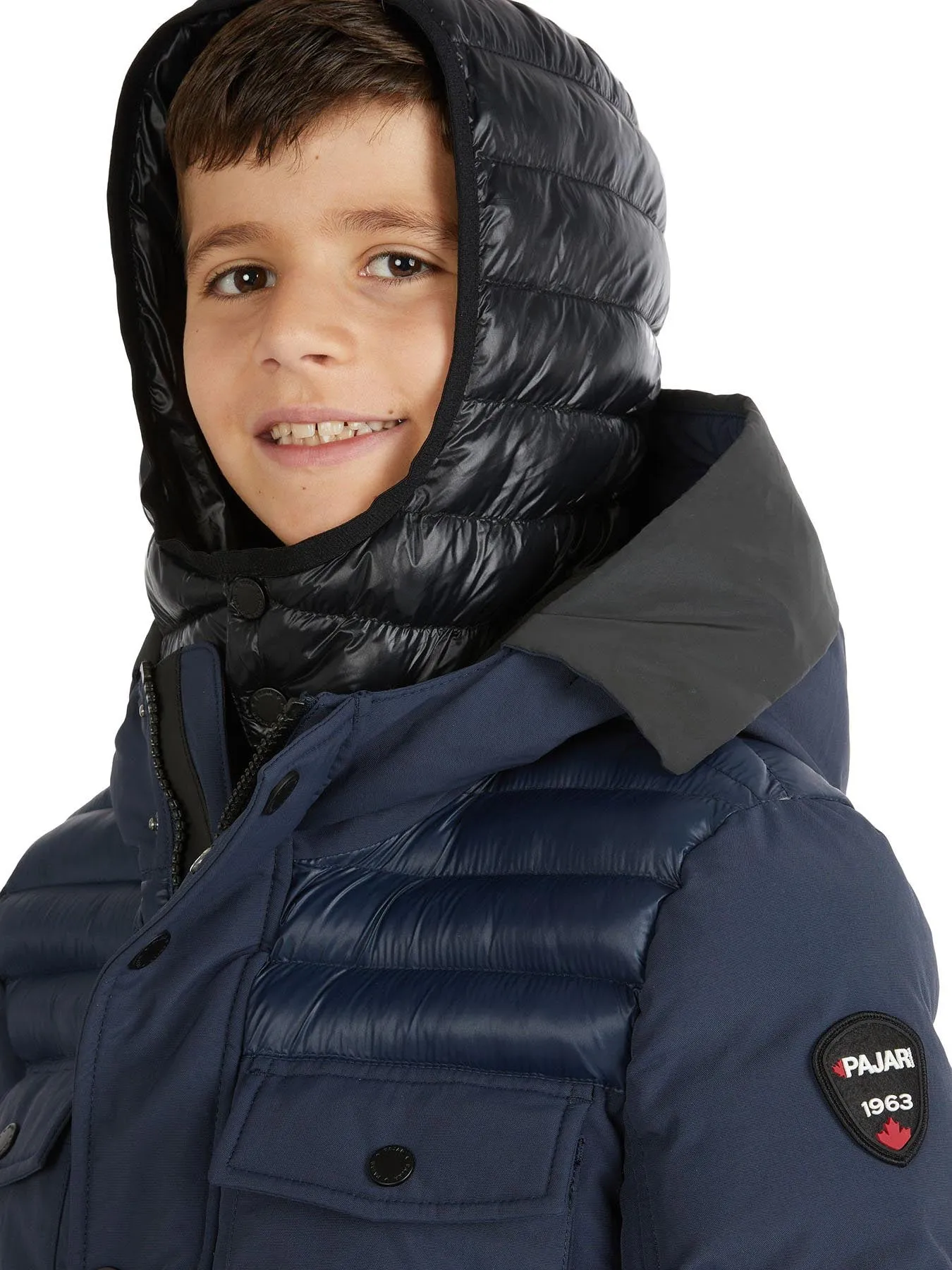 Mikkel Boys' Mixed-Media Parka