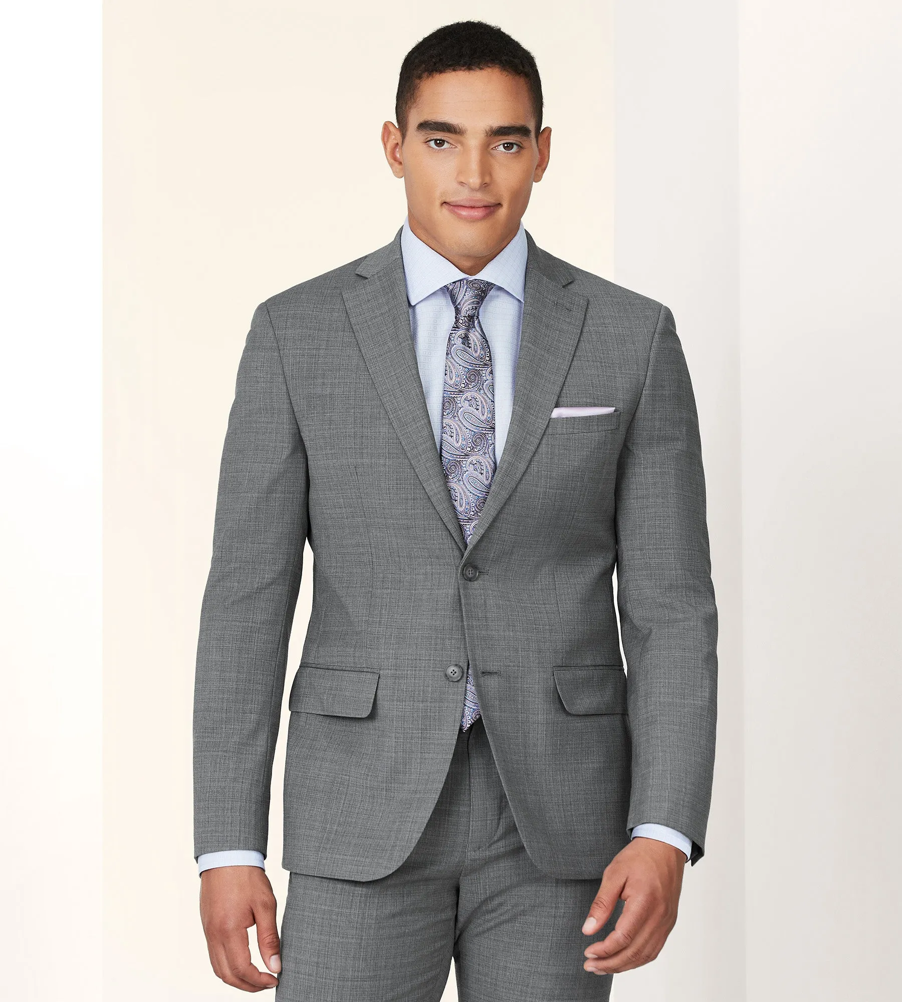 Modern Fit Wool Suit Jacket