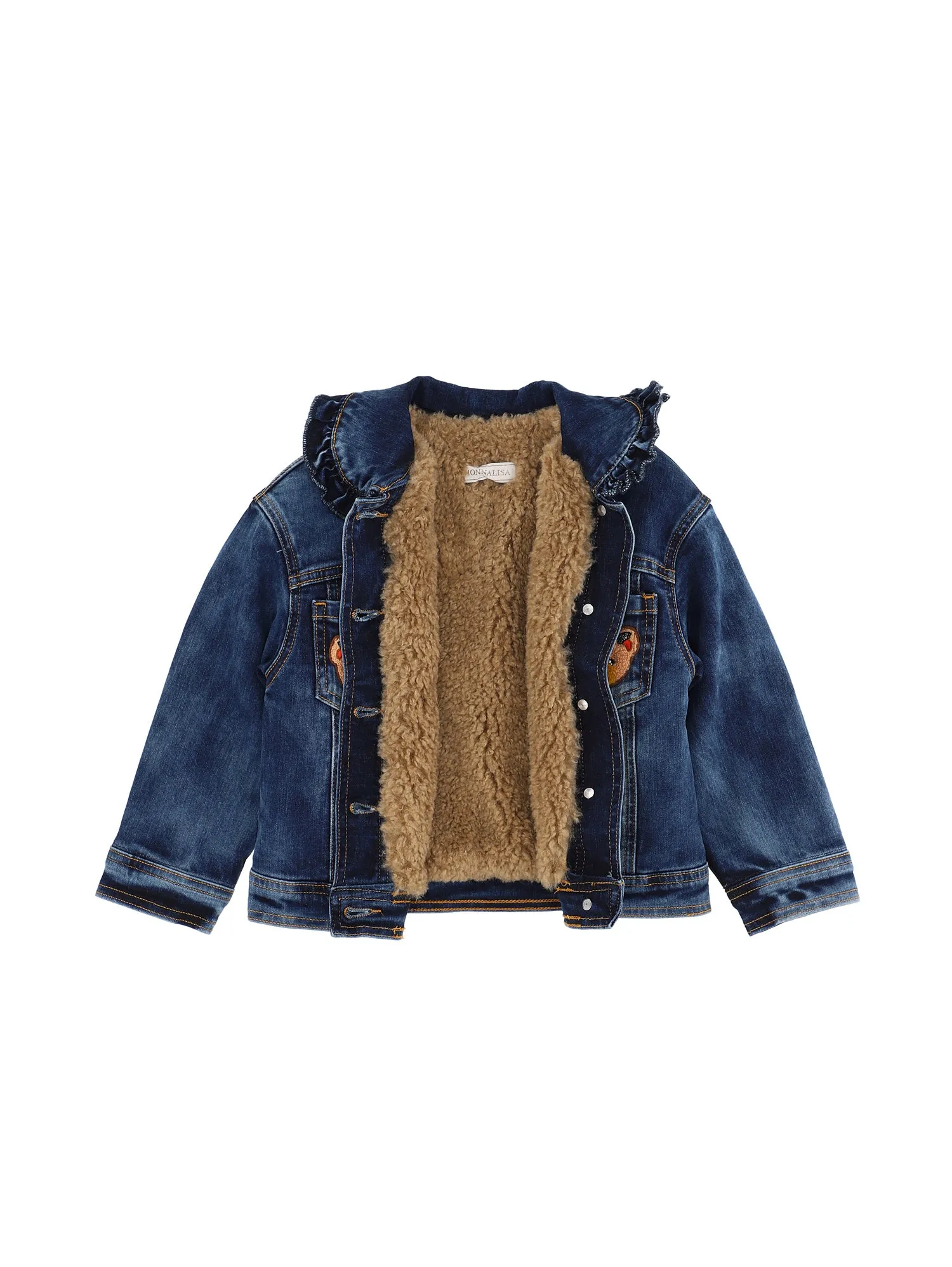 Monnalisa - Teddy Denim Jacket