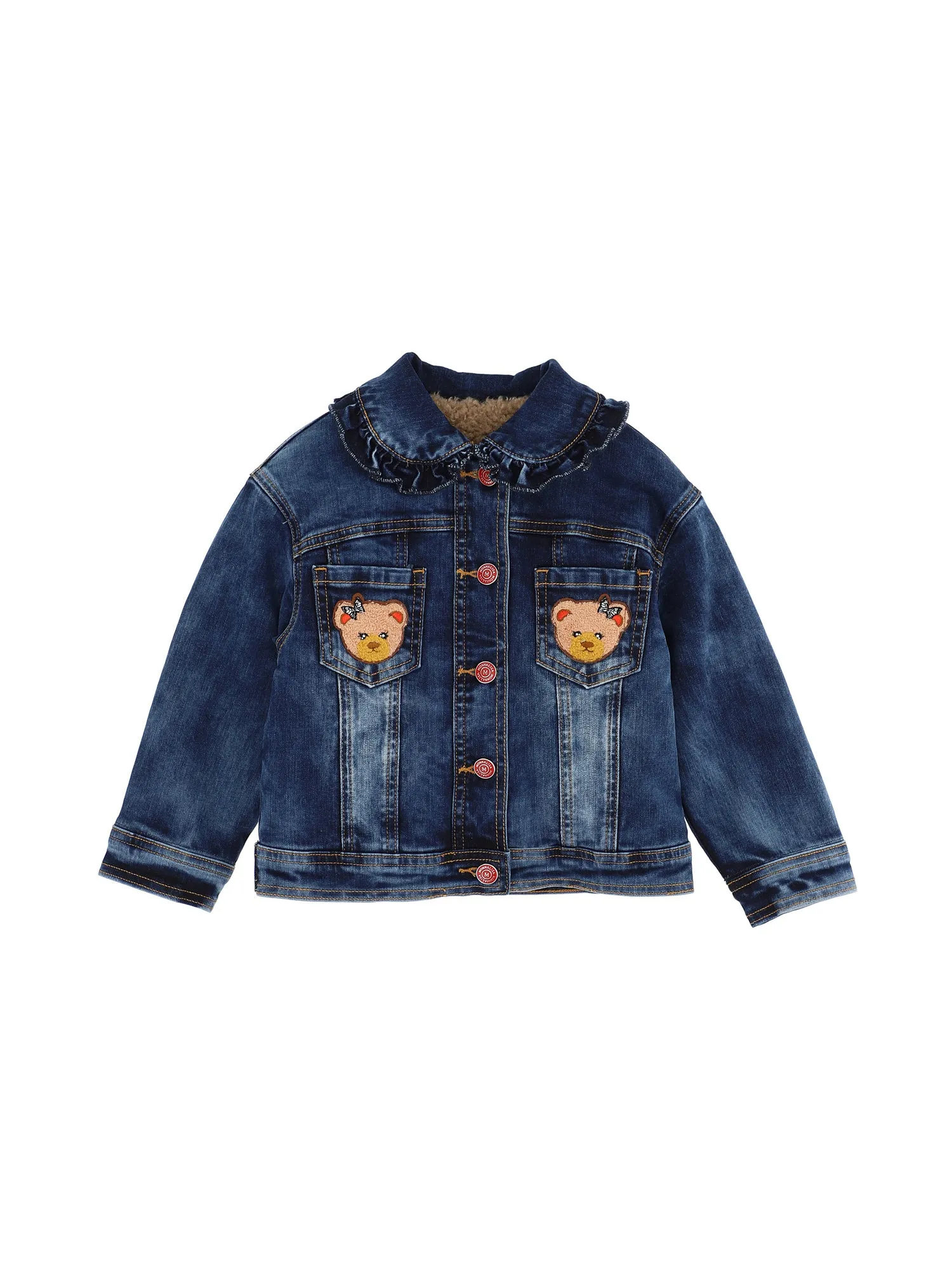 Monnalisa - Teddy Denim Jacket