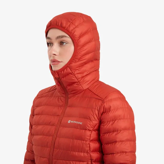 Montane Women's Icarus Hooded Synthetic Insulated Jacket - Saffron Red