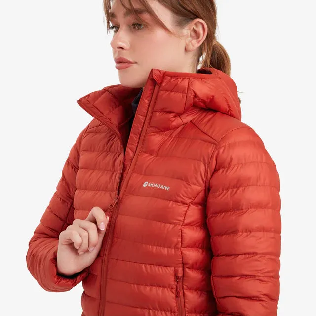 Montane Women's Icarus Hooded Synthetic Insulated Jacket - Saffron Red