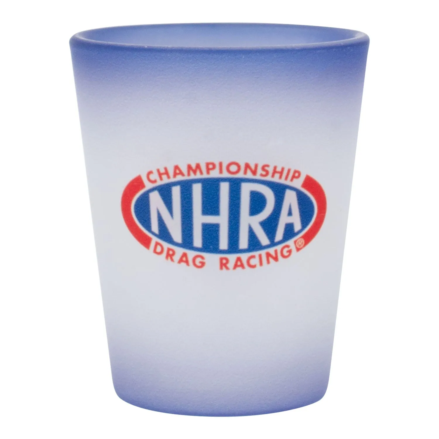 NHRA Dragster Frosted Shot Glass