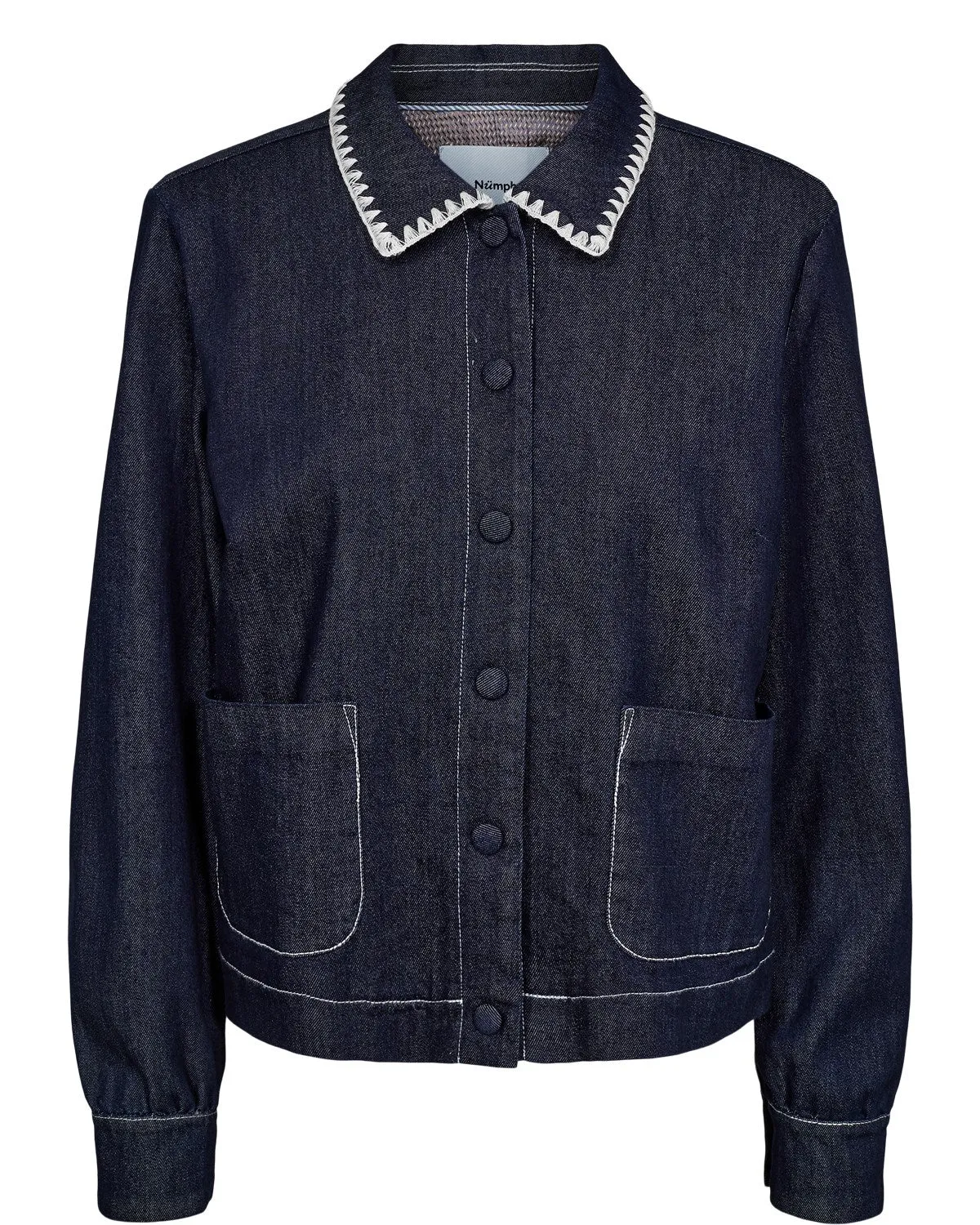 Numph Nuhaven Shirt in Dark Blue Denim