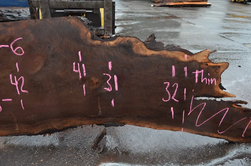 Oregon Black Walnut Slab 010220-06