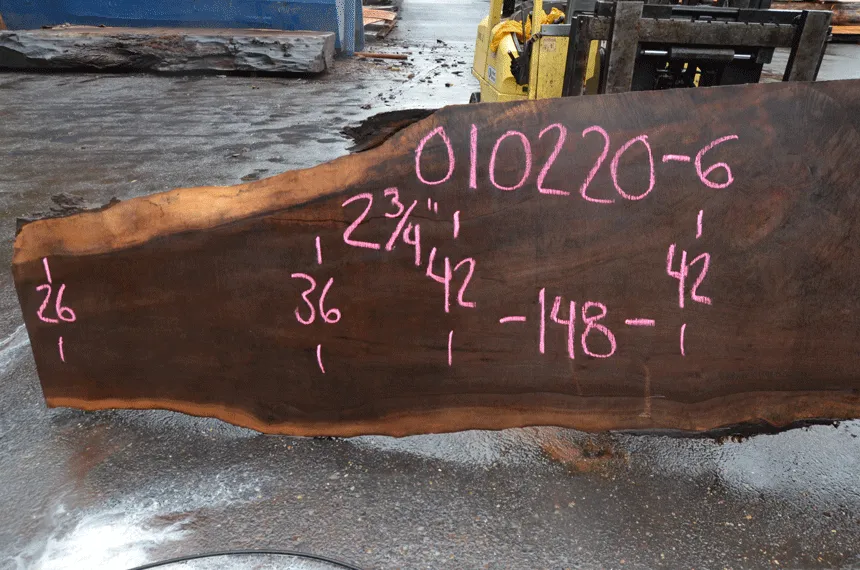 Oregon Black Walnut Slab 010220-06