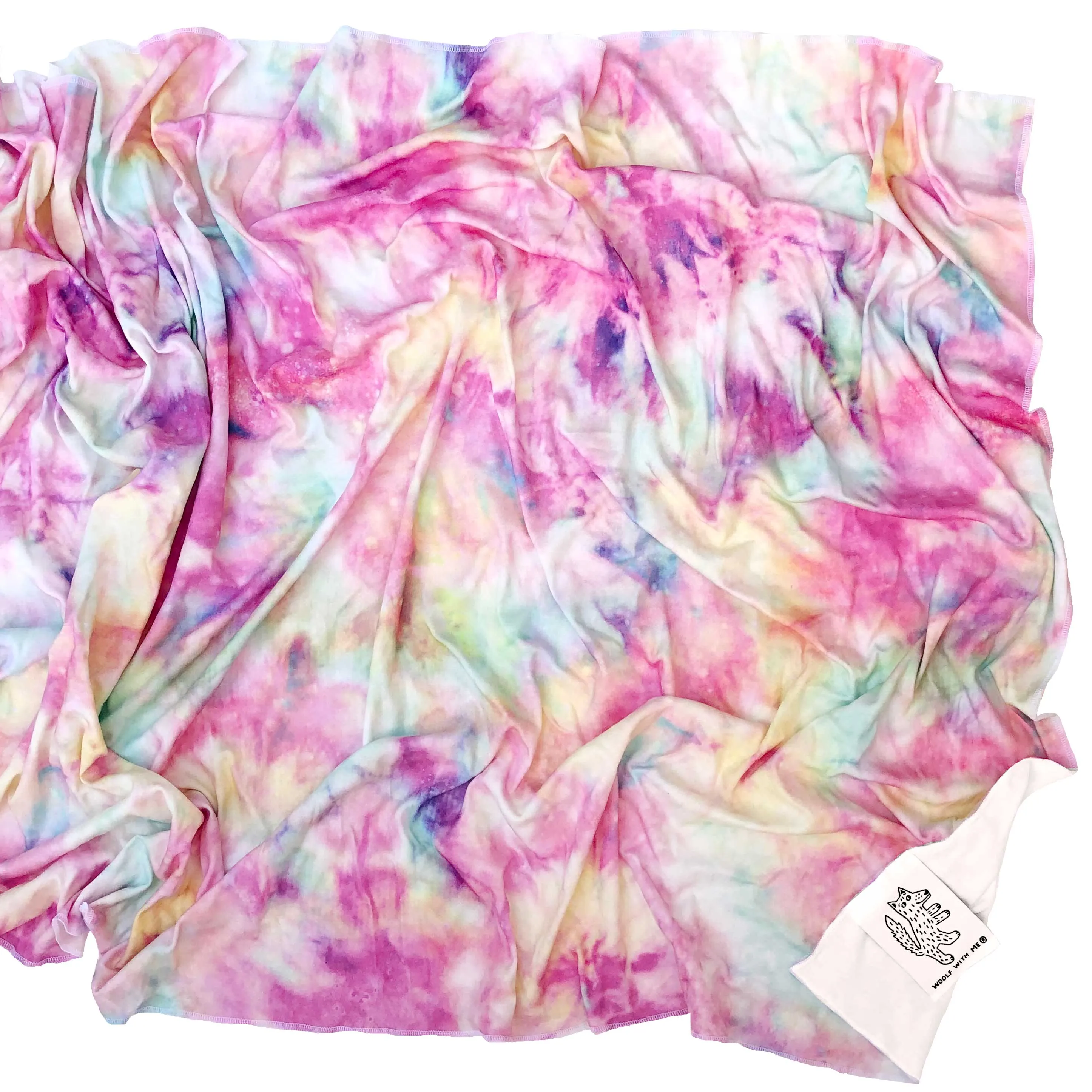 Organic Swaddle Blanket Tie Dye