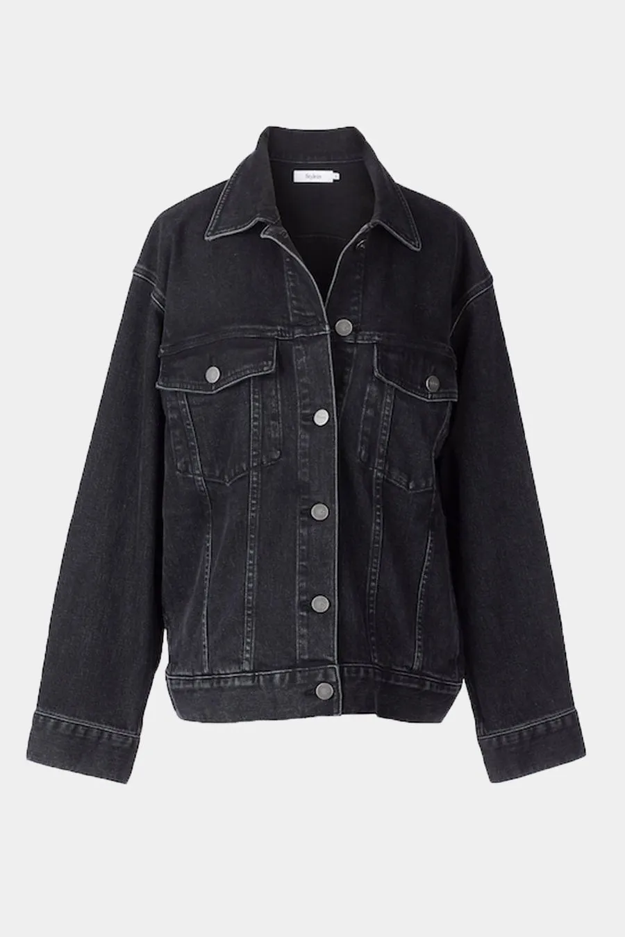 OVERSIZED DENIM JACKET - KIRSTEN BLACK