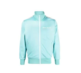 Palm Angels Classic Track Jacket- Light Blue/Off White