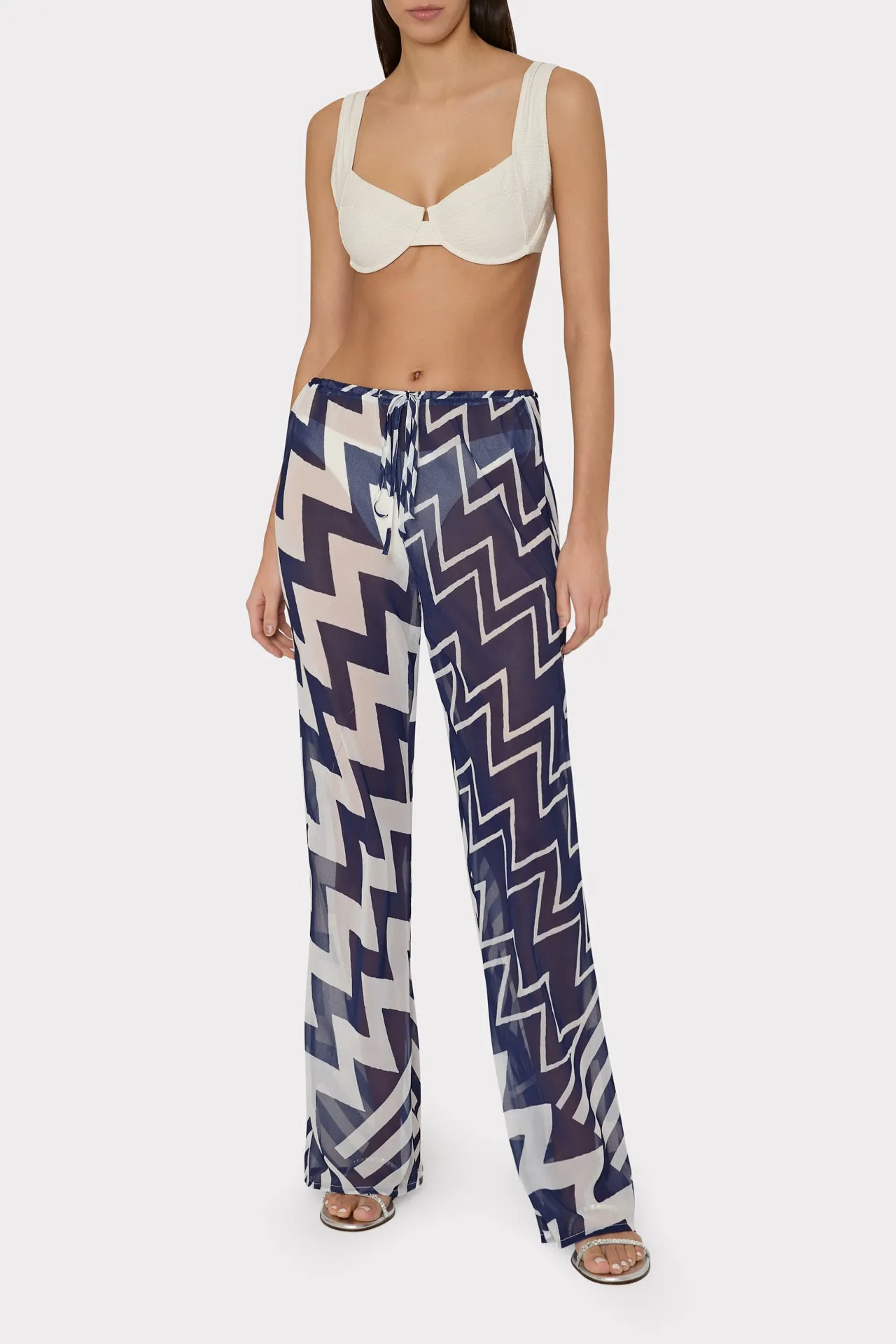 Patchwork Chevron Track Pant